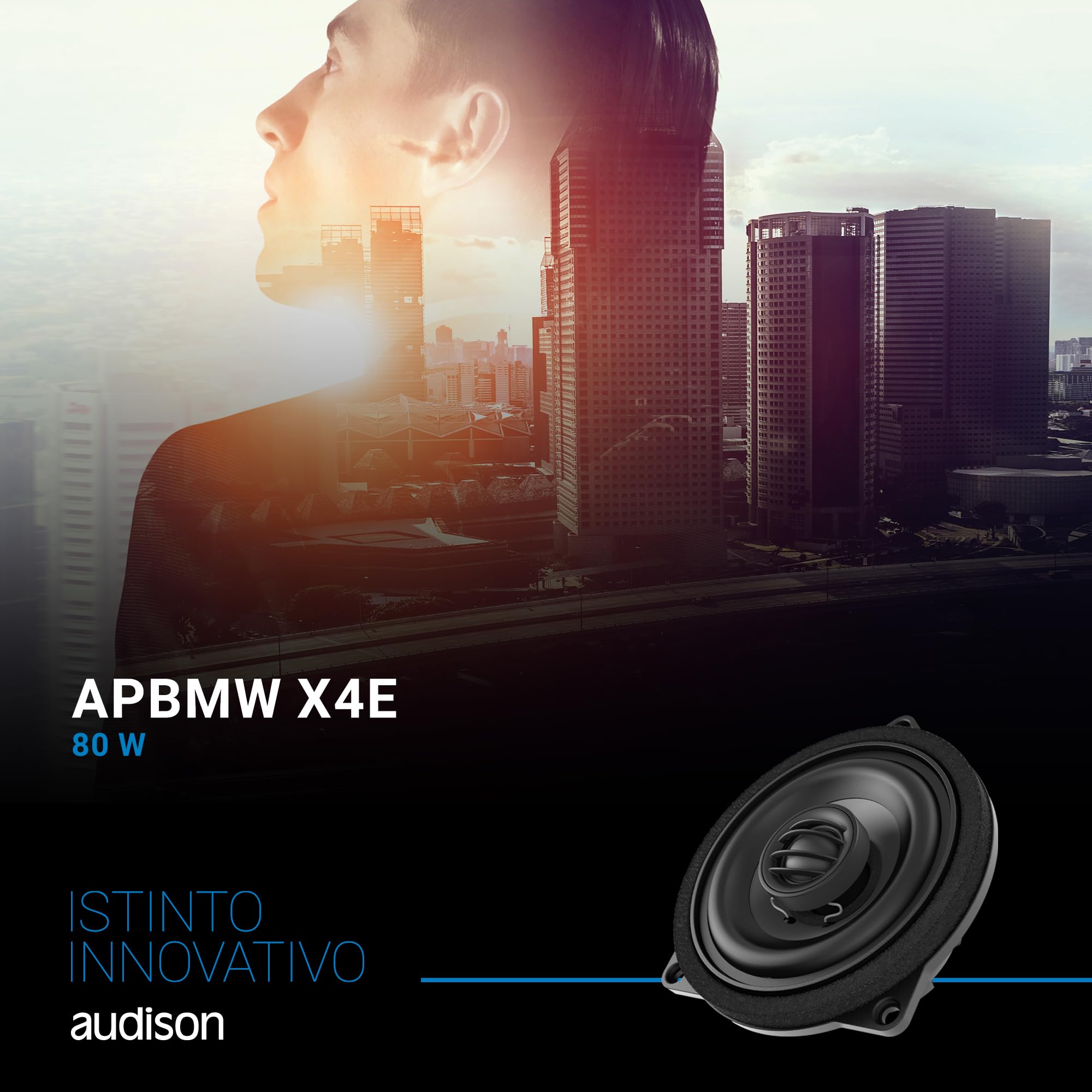 Audison Prima APBMW X4E Casse auto coassiali 100mm 80W
