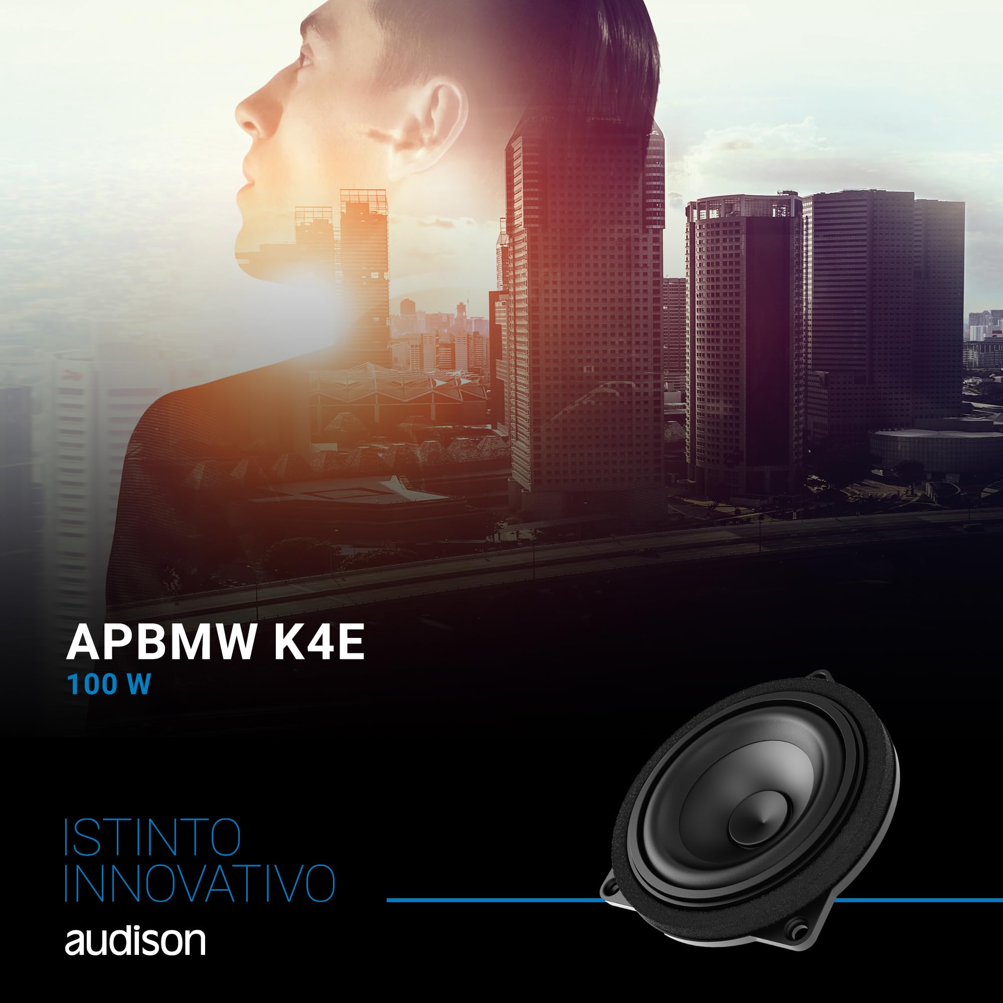 Audison Prima APBMW K4E kit 2 vie 100mm 100W BMW