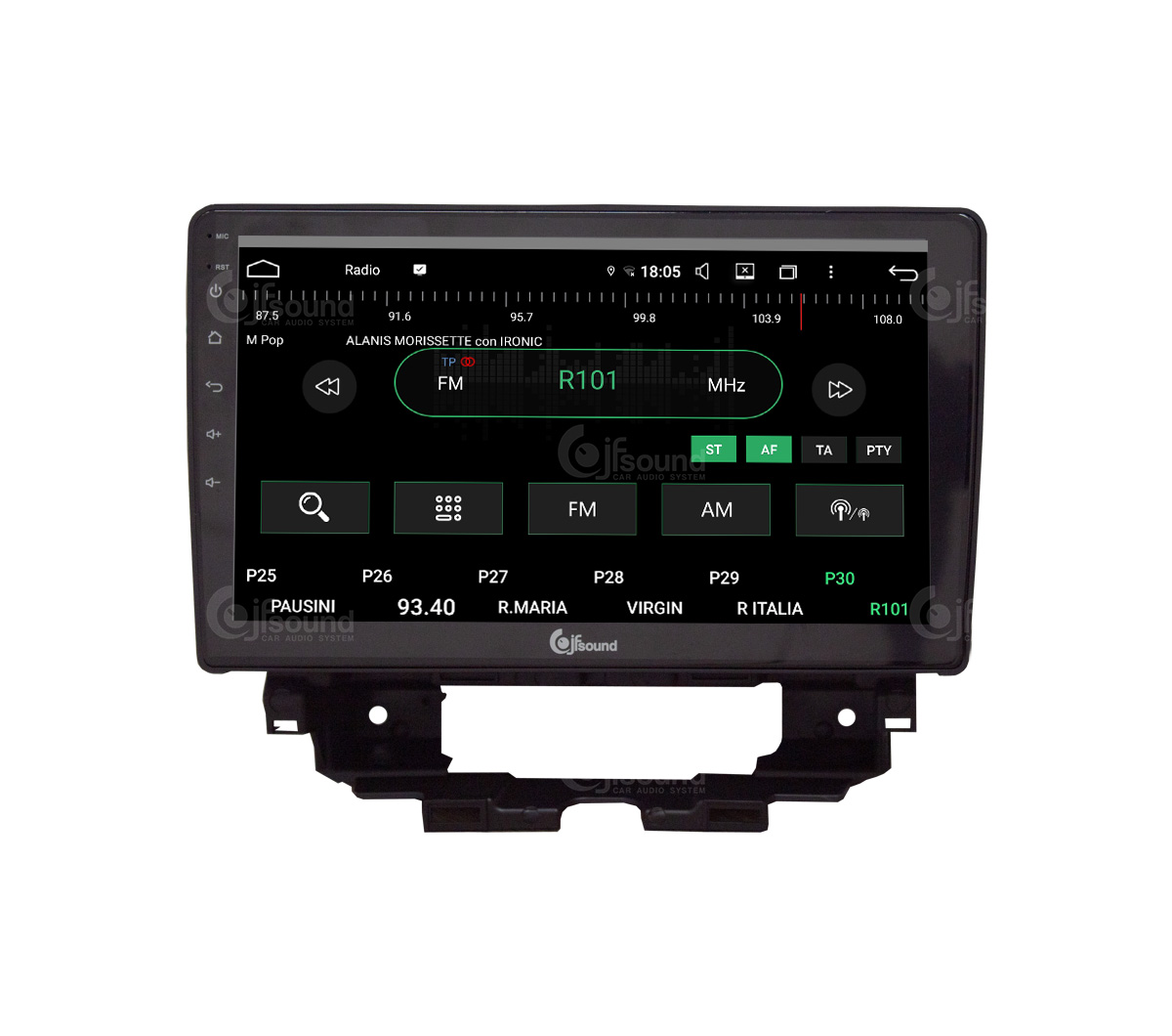 JFSound UP-PRO JF-031RK-UP-1-PRO autoradio Android Renault Kangoo