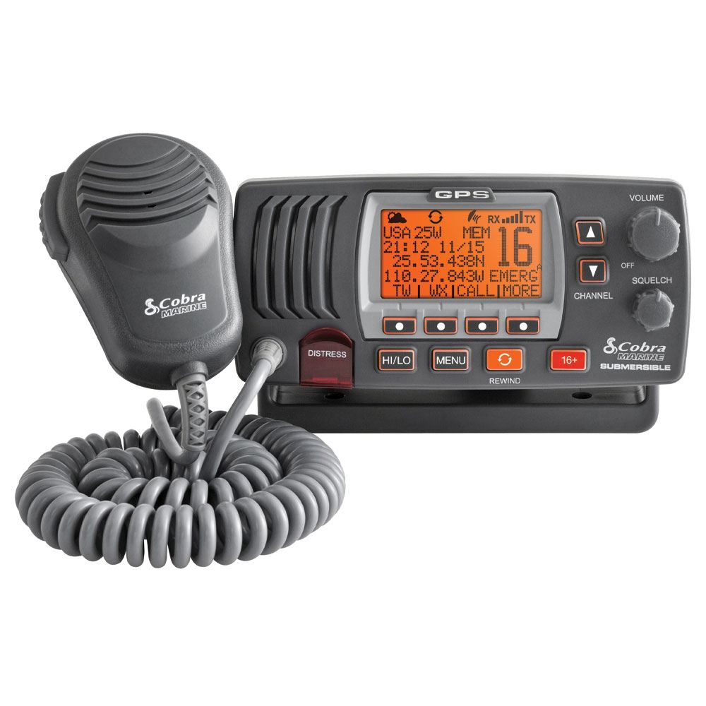 Cobra MRF77B GPS E radio VHF marina fissa GPS DSC 25W