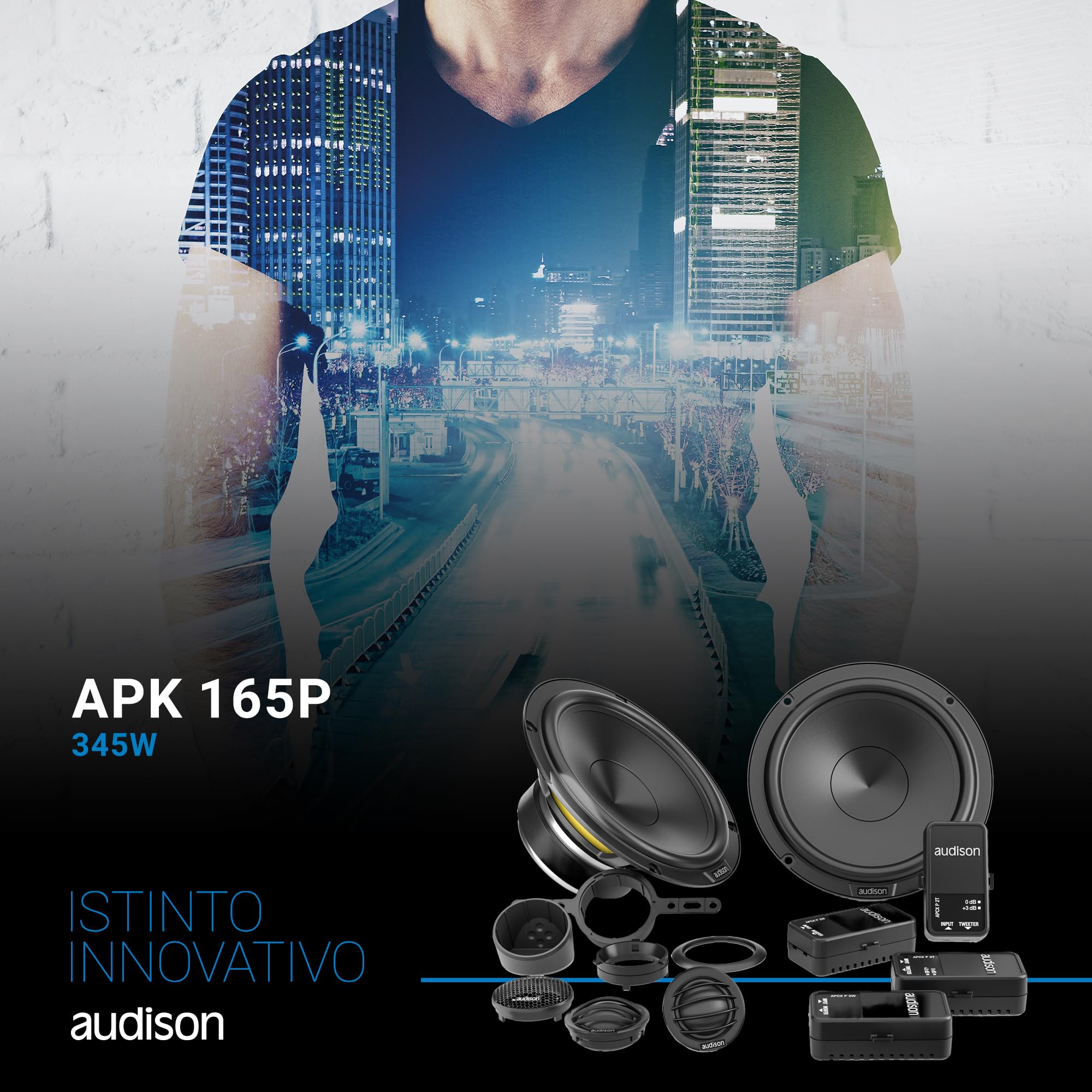 Audison Prima APK 165P Kit 2 Vie 165mm 345W