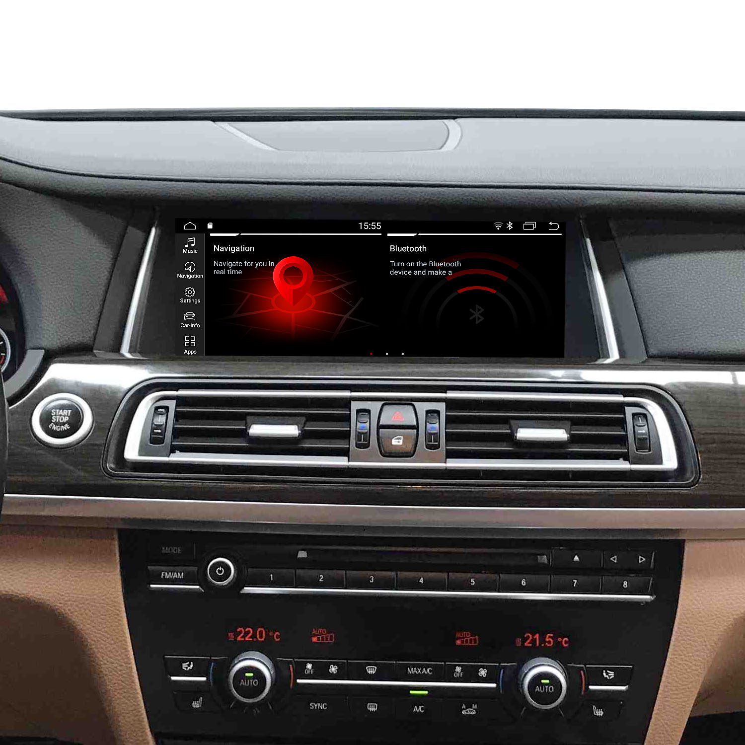 JFSound JF-031B7O-CIC sistema multimediale BMW Serie 7 F01 F02