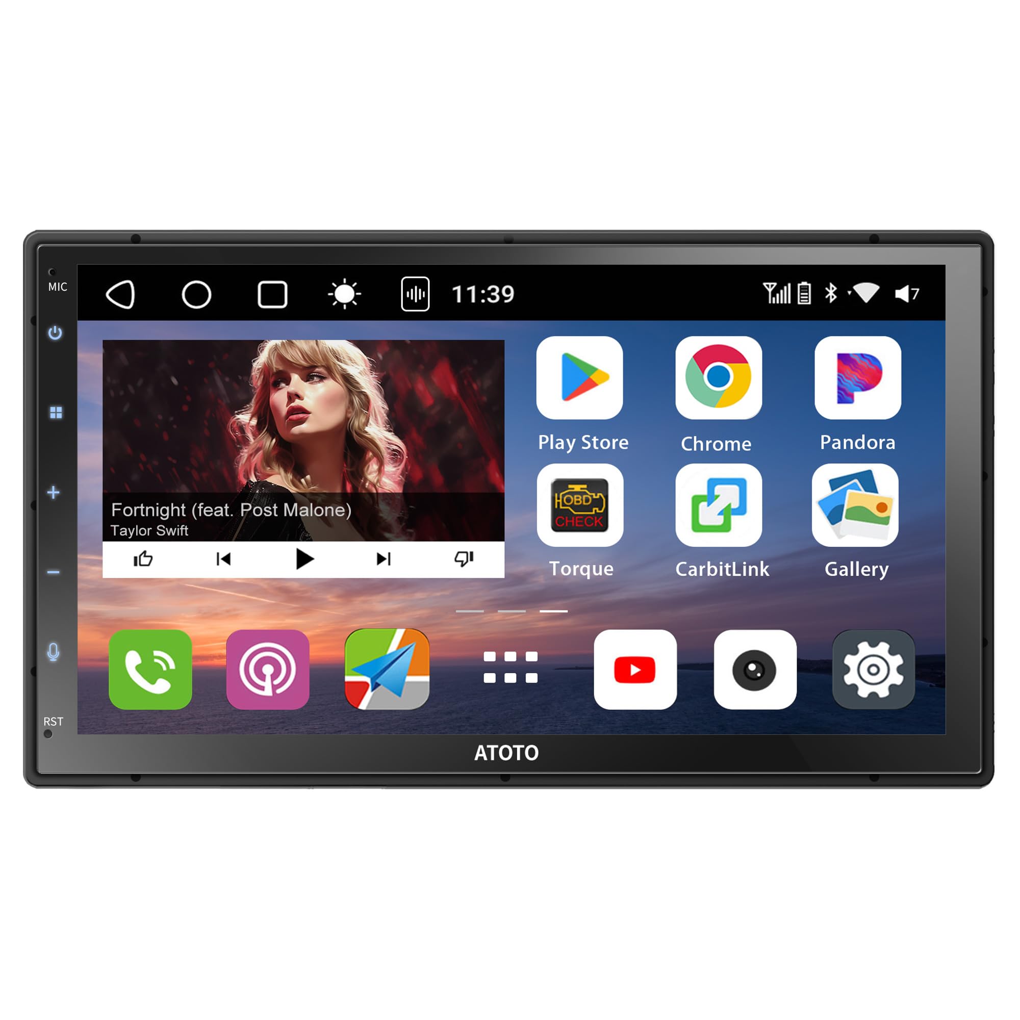 ATOTOZONE S8MS S8G2C74MS Autoradio Android 2 DIN 7" 4+32GB 4G