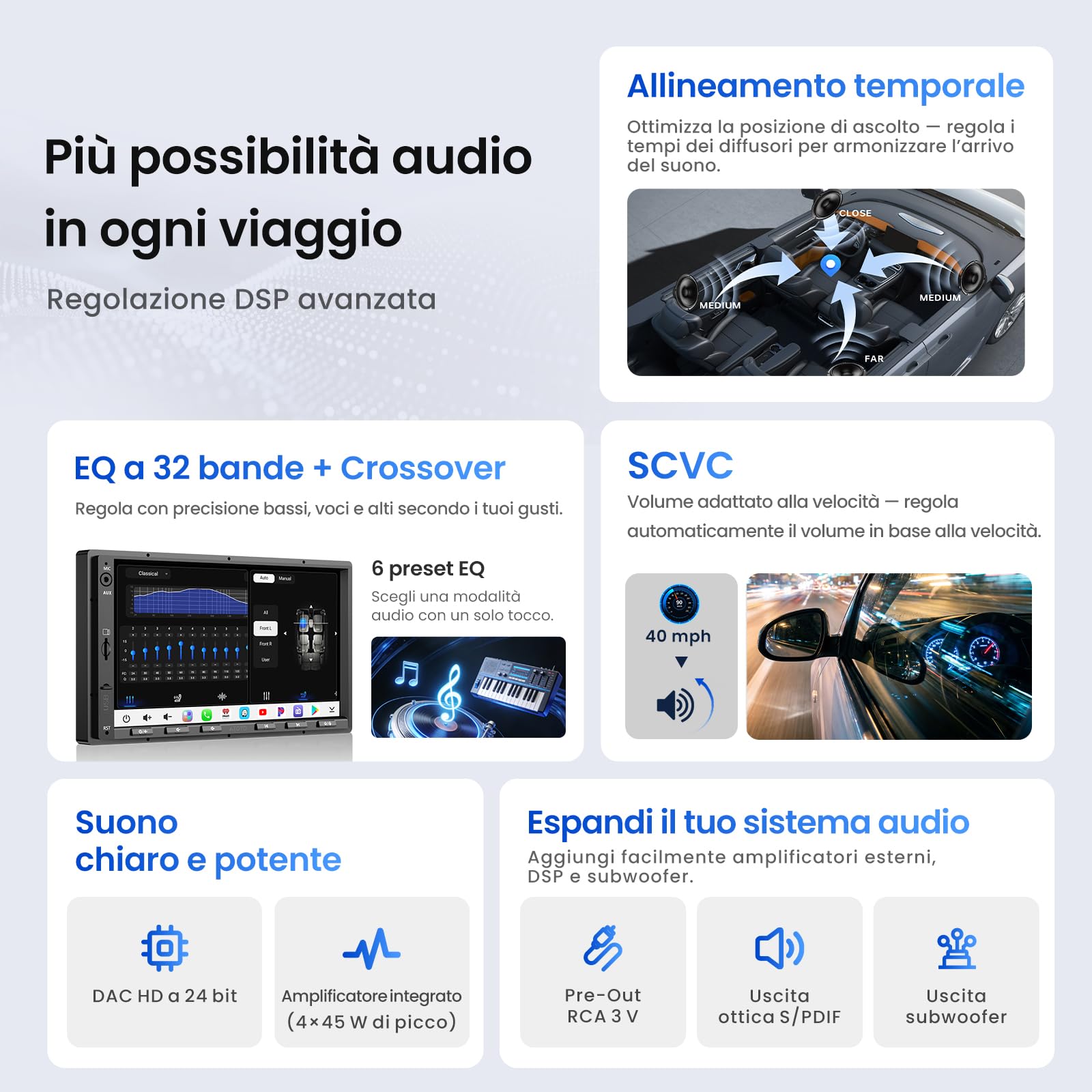 ATOTOZONE S8L 7 autoradio 2 DIN Android 4+64GB retrocamera
