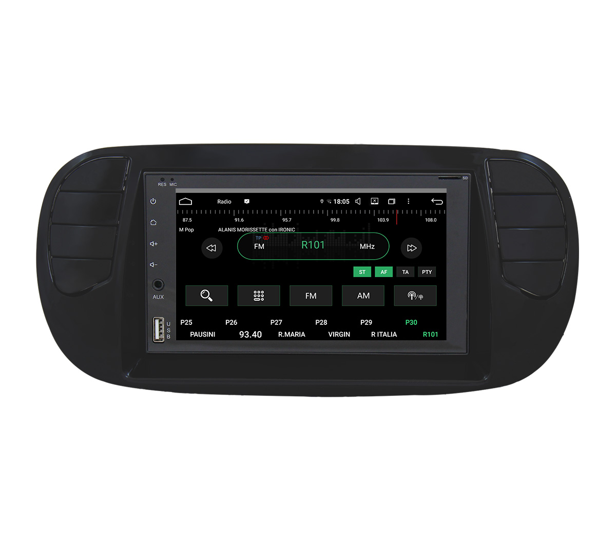 JFSound UP-PRO JF-227-UP-F5O-PRO autoradio Fiat 500 CarPlay
