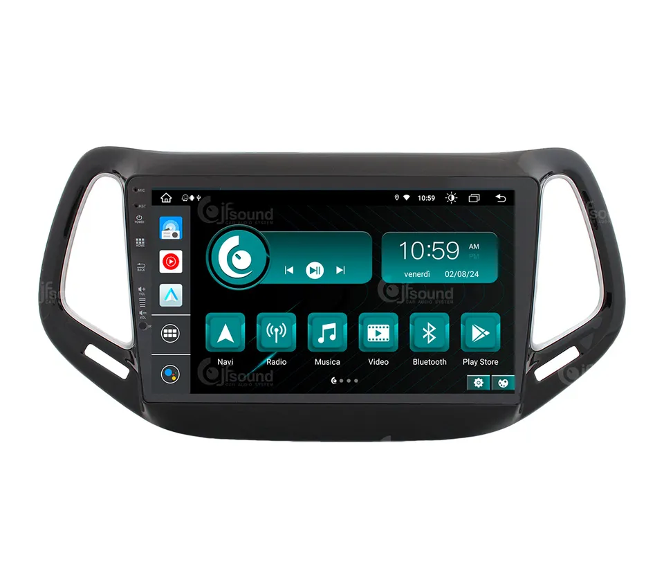 JFSound X9C-PRO JF-031JC-X9C-PRO autoradio per Jeep Compass