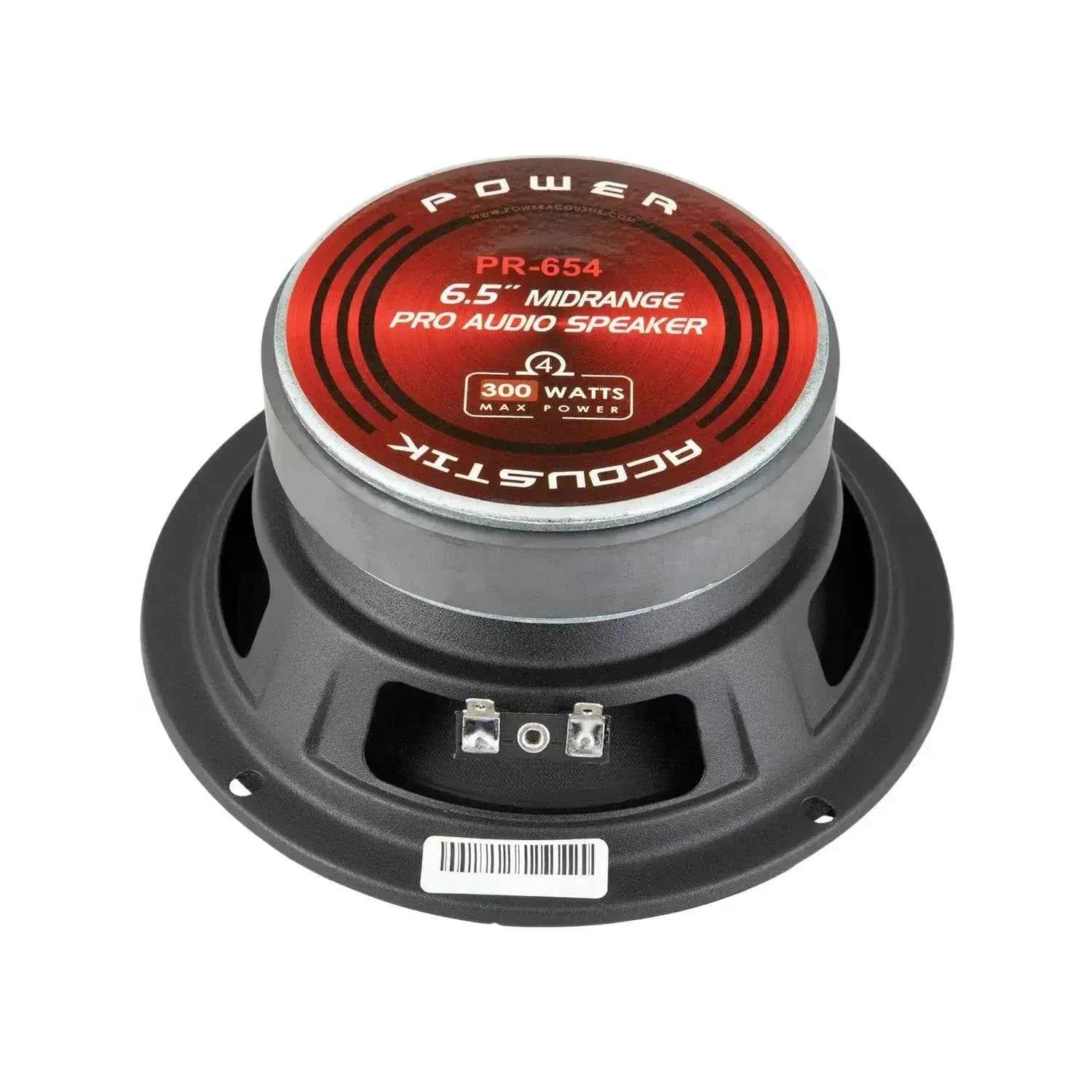 Power Acoustik PR-654 altoparlanti 6.5" midrange coppia bullet
