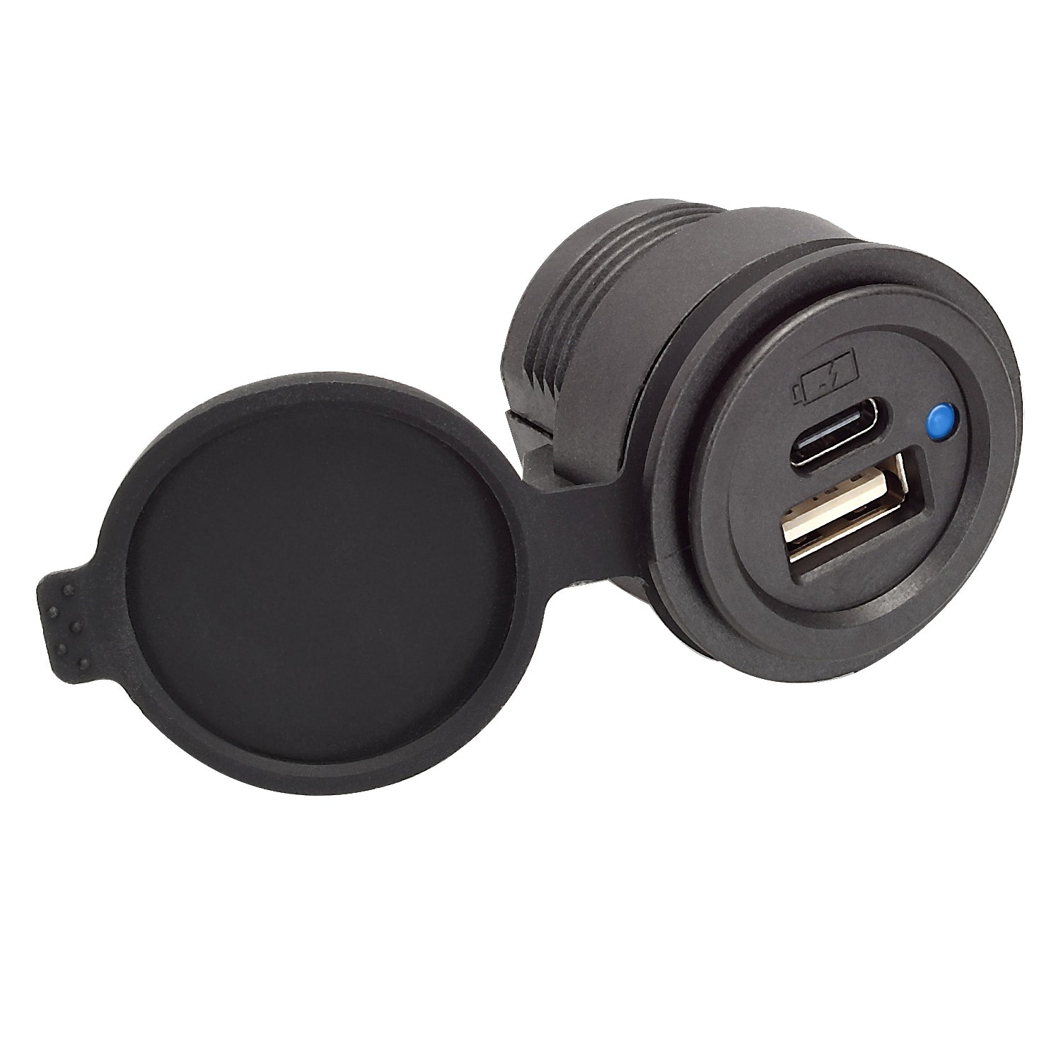 Magnedyne AUX-USB-FMACTC Caricatore USB A+C Incasso LED