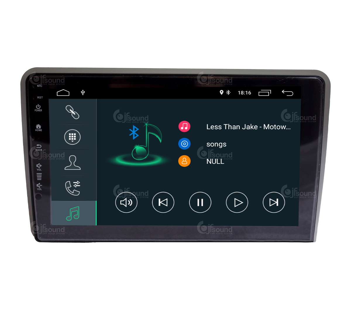JFSound X7C-PRO JF-039A3-X7C-PRO autoradio Android per Audi A3 DSP