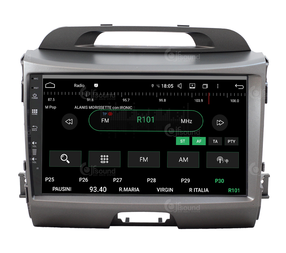 JFSound UP-PRO JF-031KS-UP-2-PRO autoradio Android Sportage CarPlay