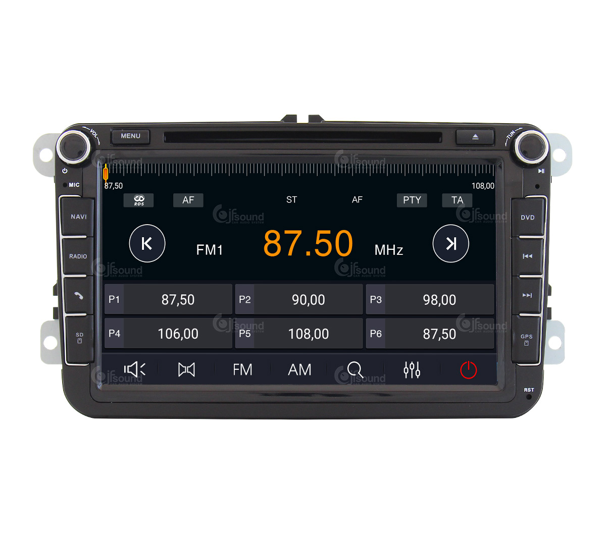 JFSound X9C-PRO JF-038W6-X9C-PRO autoradio Universal 4G DSP