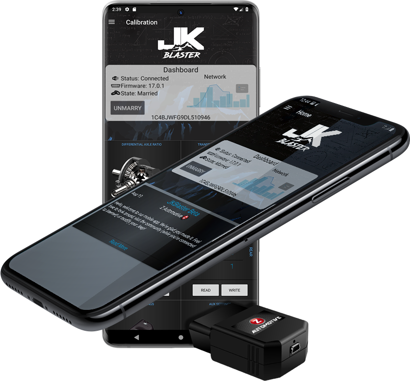 Z-Automotive JK Blaster Programmatore OBD2 Jeep JK 2007-2017