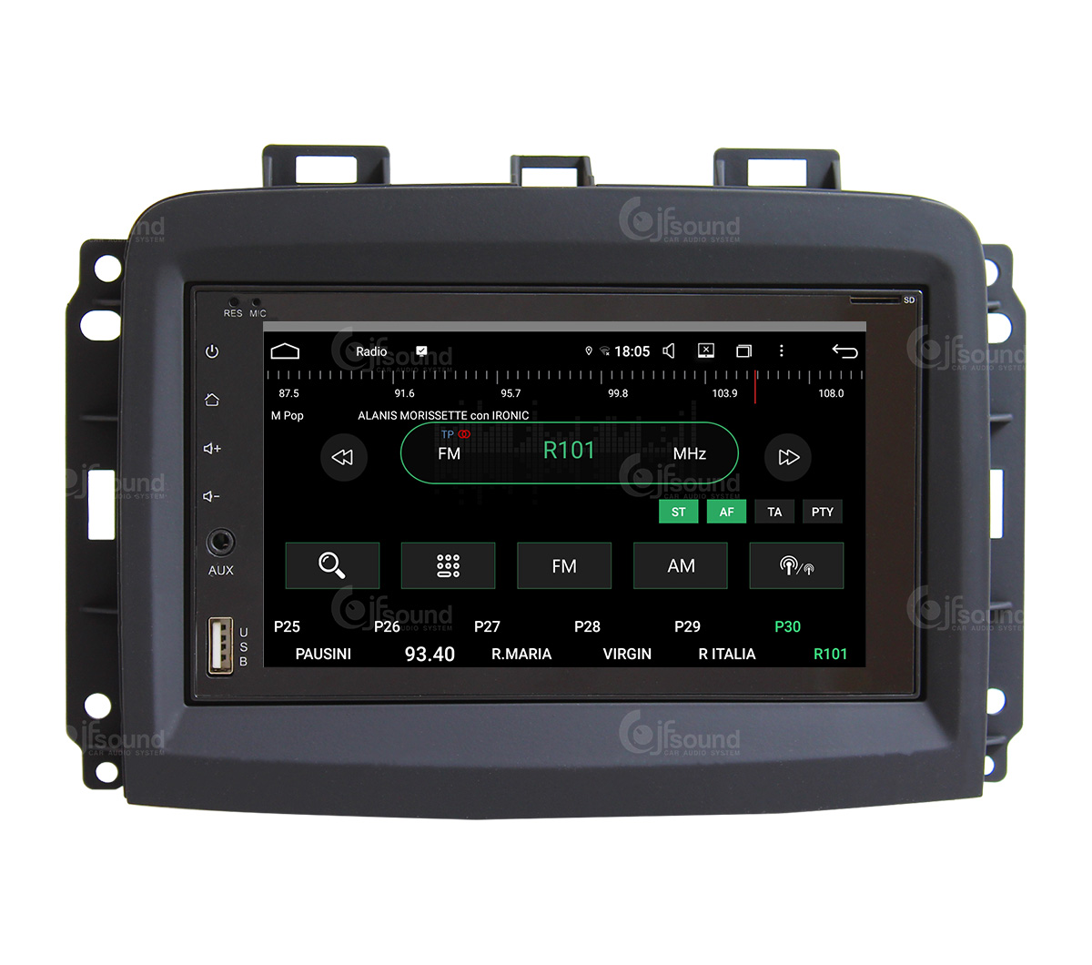 JFSound UP-PRO JF-227-UP-FL-PRO autoradio Fiat 500L CarPlay