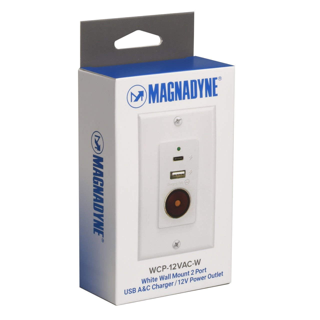 Magnedyne WCP-12VAC caricatore da parete 12V bianco USB-C