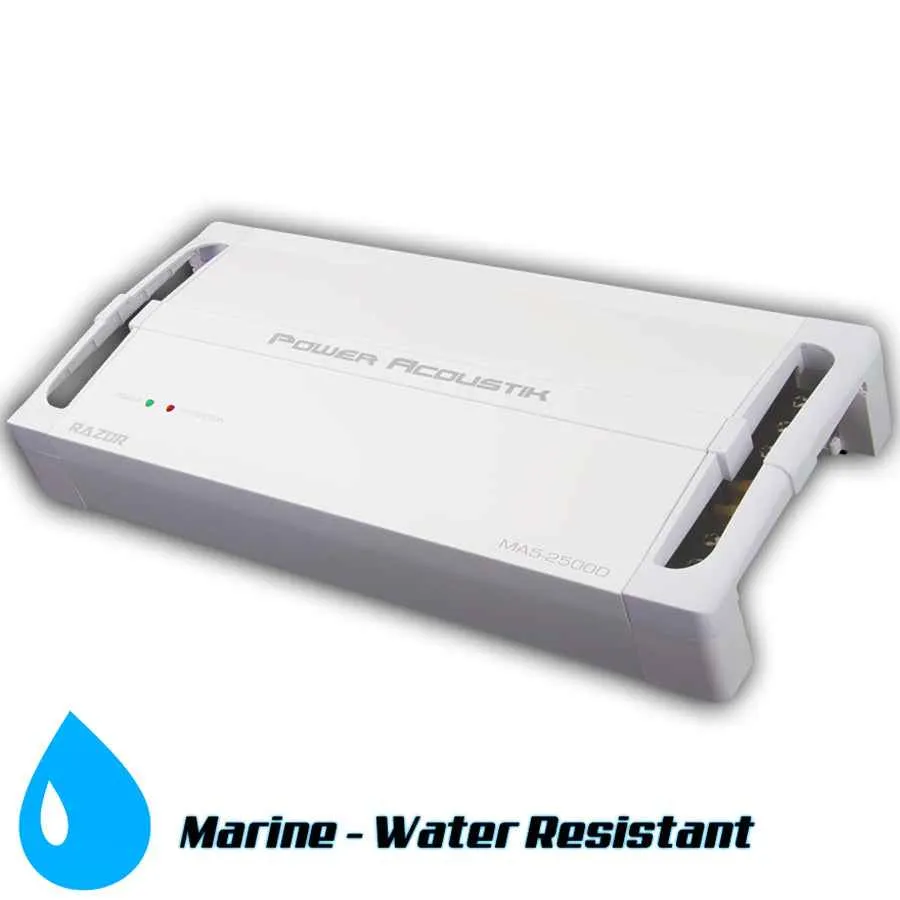 Power Acoustik Marine MA5-2500D amplificatore 5 canali 2500W