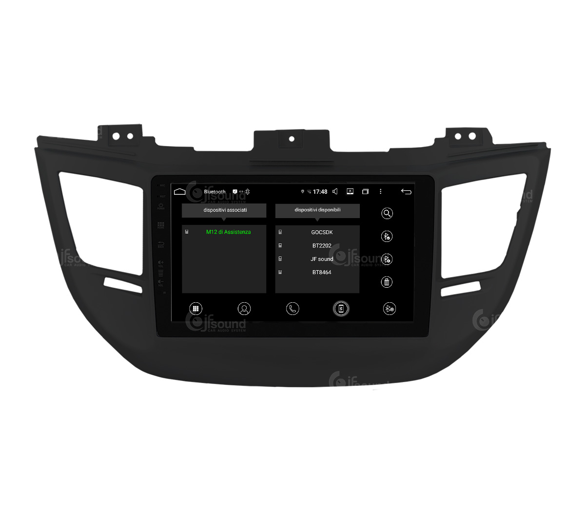 JFSound UP-PRO JF-131HT autoradio Tucson CarPlay wireless