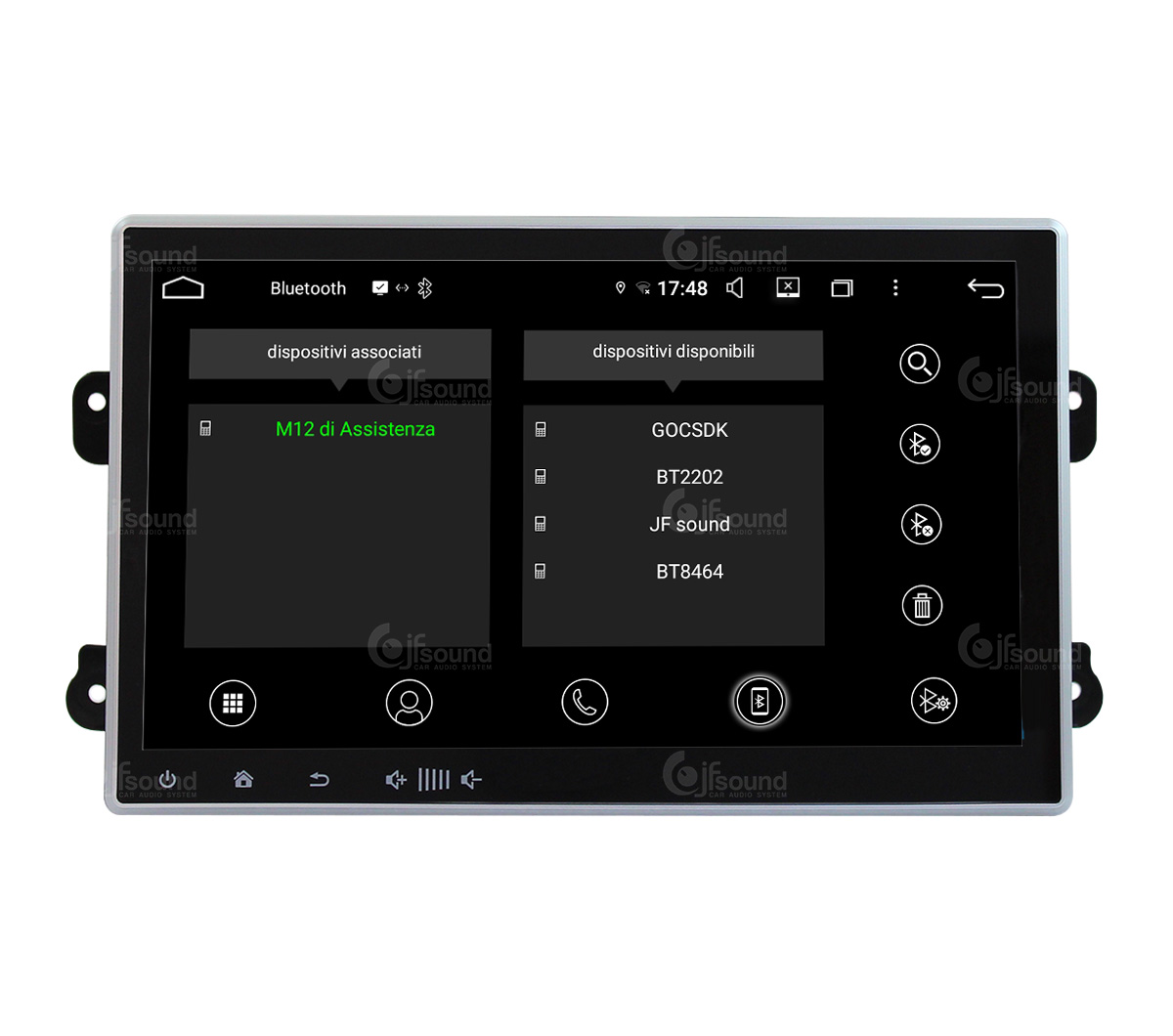 JFSound UP-PRO JF-111-UP-D8-PRO autoradio Fiat Ducato CarPlay