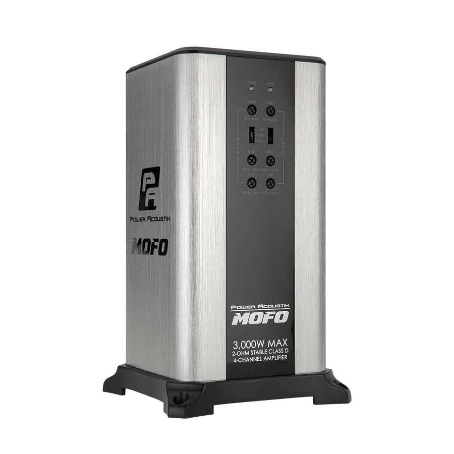 Power Acoustik Mofo MOFO4-3KD Amplificatore Auto 4 Canali 3000W