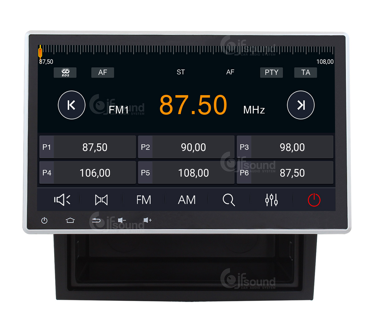 JFSound JF-011-X9C-D5-PRO autoradio Android Ducato 250 4G retrocamera