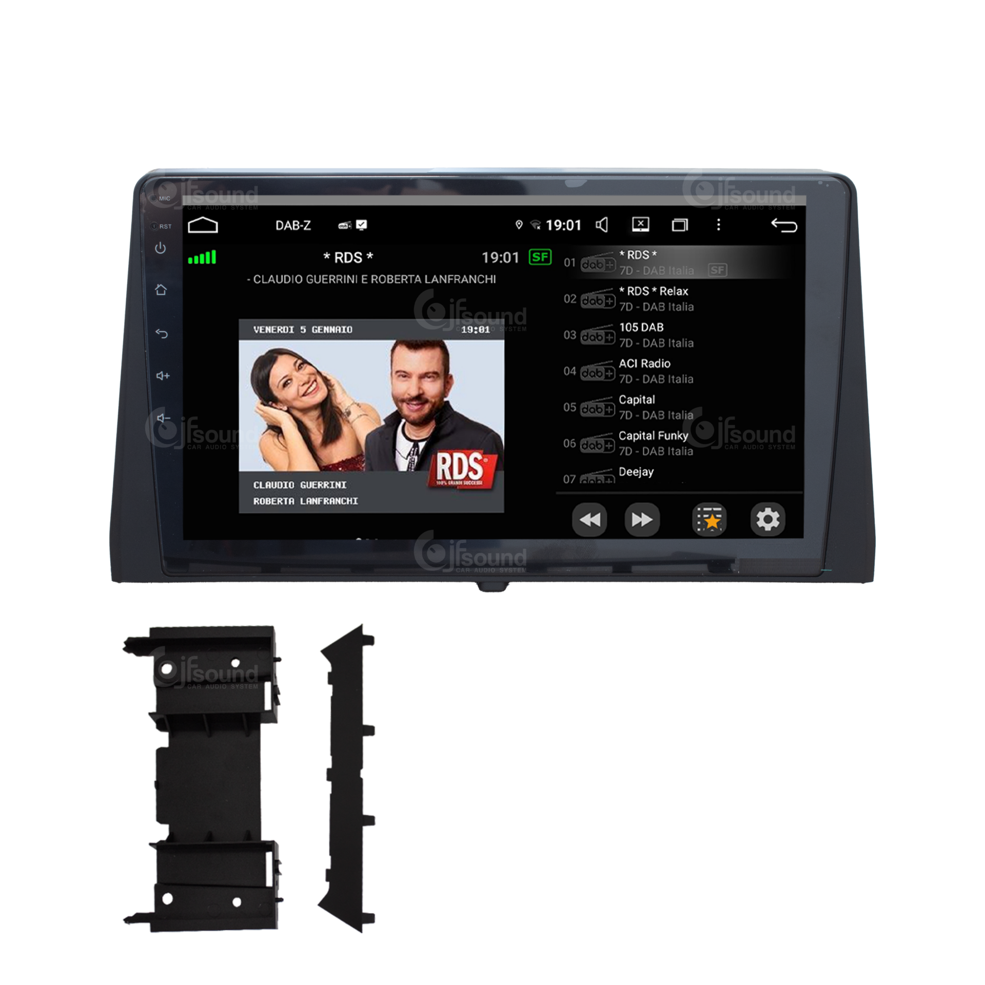 JFSound UP-PRO JF-231CB autoradio CarPlay Doblò Berlingo