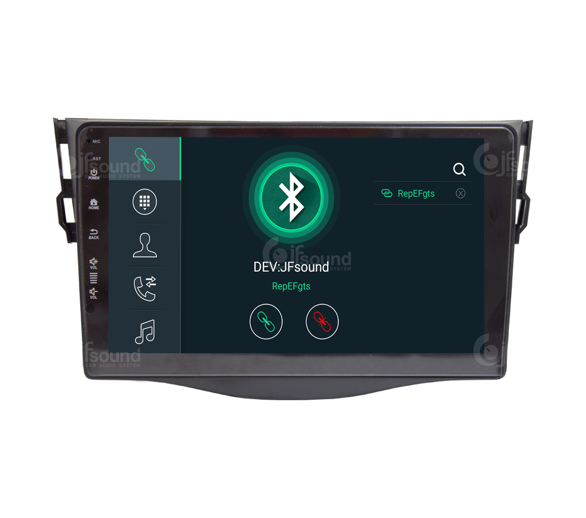 JFSound X9C-PRO JF-039TR4-X9C-1-PRO autoradio Toyota RAV4 4G