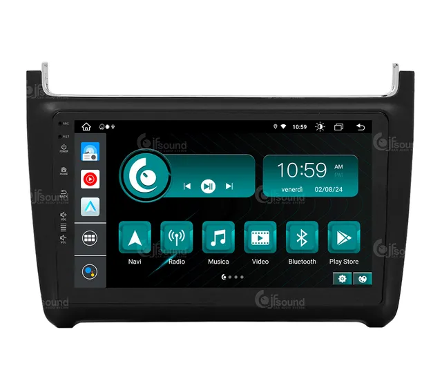 JFSound X9C-PRO JF-231WP autoradio Android Polo 4G retrocamera