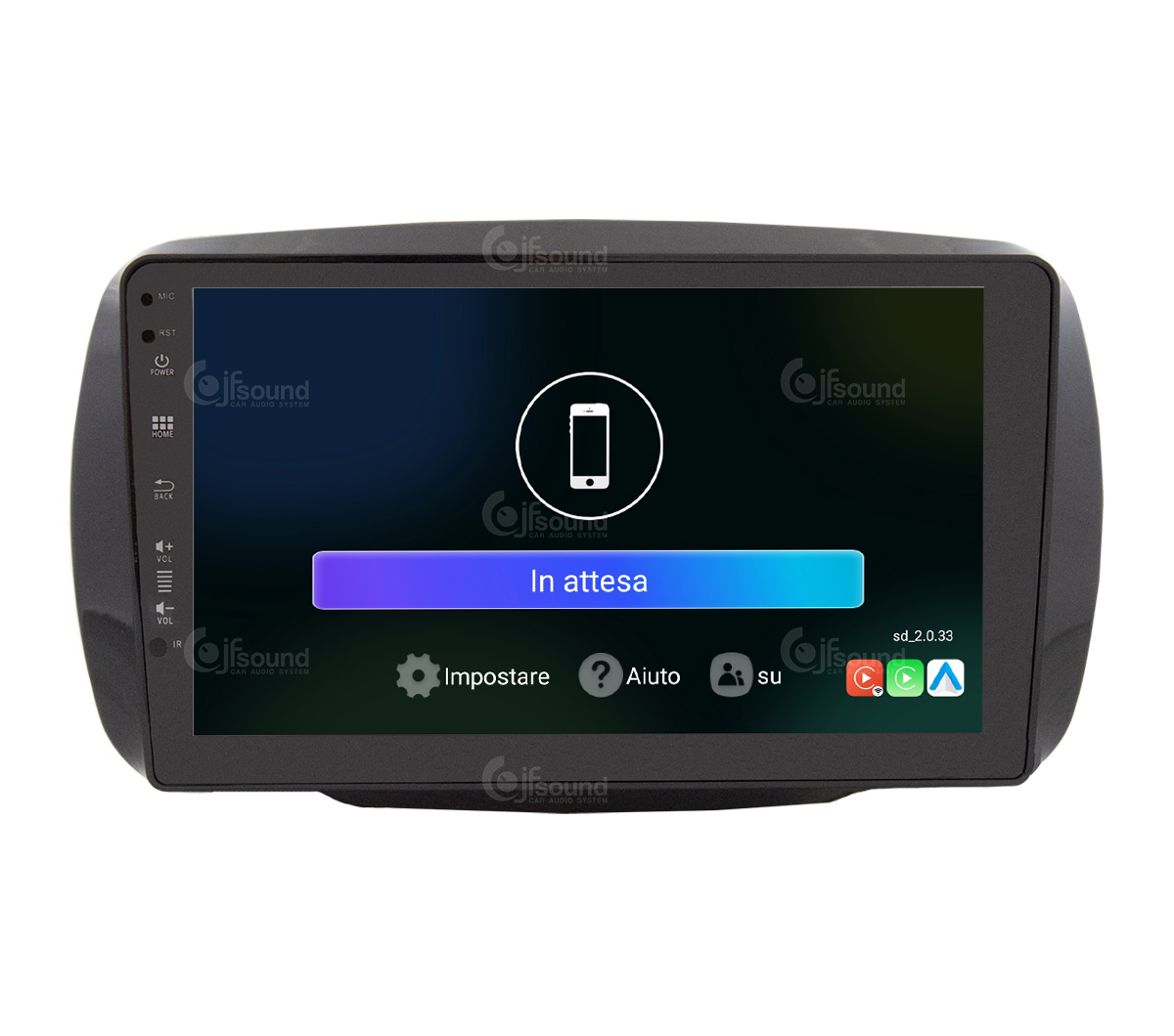 JFSound UP-PRO JF-039S2 Autoradio Smart 453 CarPlay