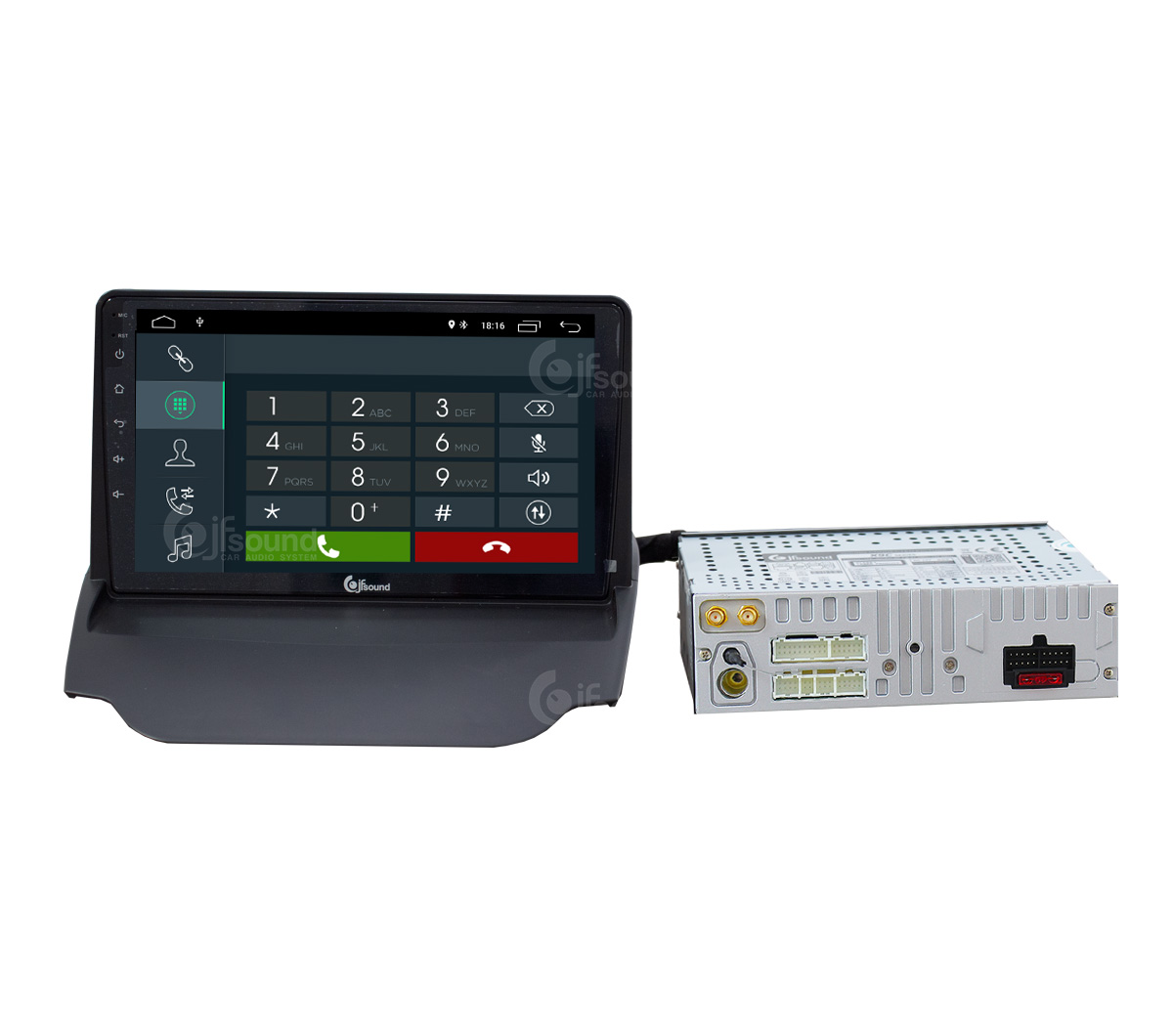 JFSound X7C-PRO JF-039FE autoradio Android Ford Ecosport DSP