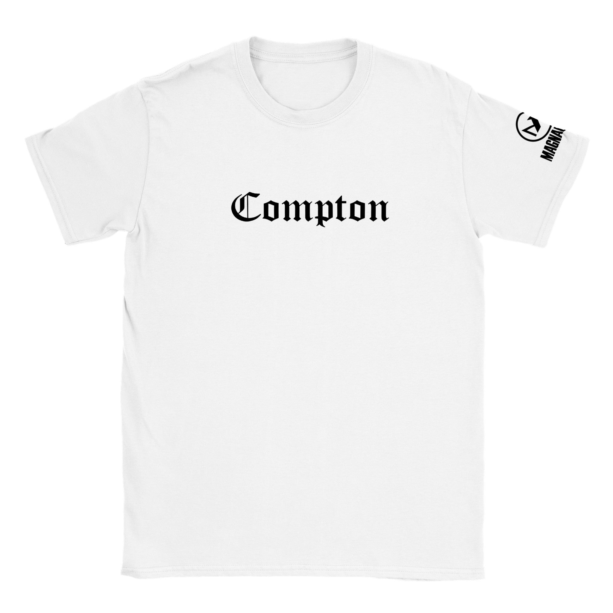 Magnadyne Compton T-Shirt Bianca Cotone Unisex