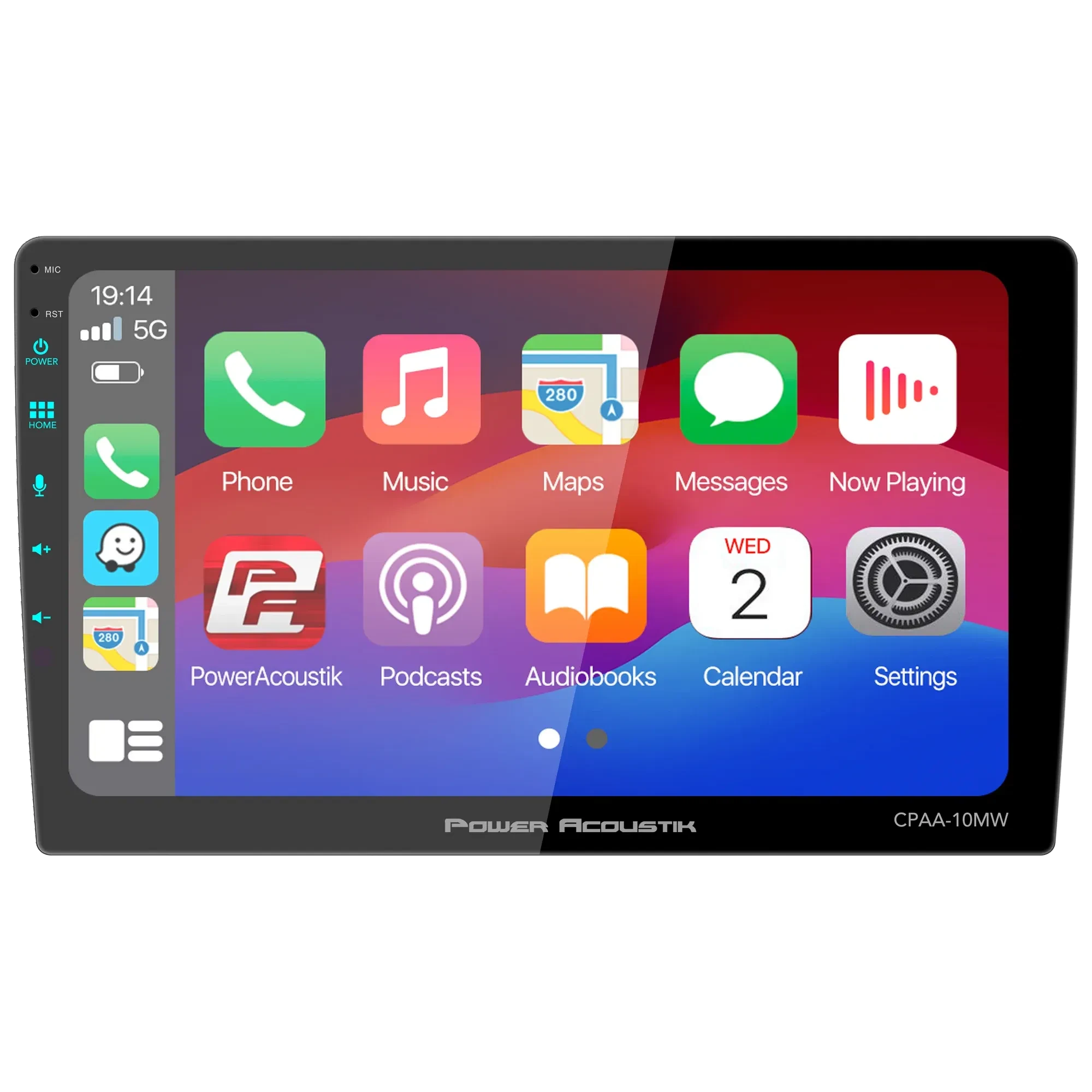 Power Acoustik CPAA-10MW Autoradio Touch 10.6" CarPlay Wireless