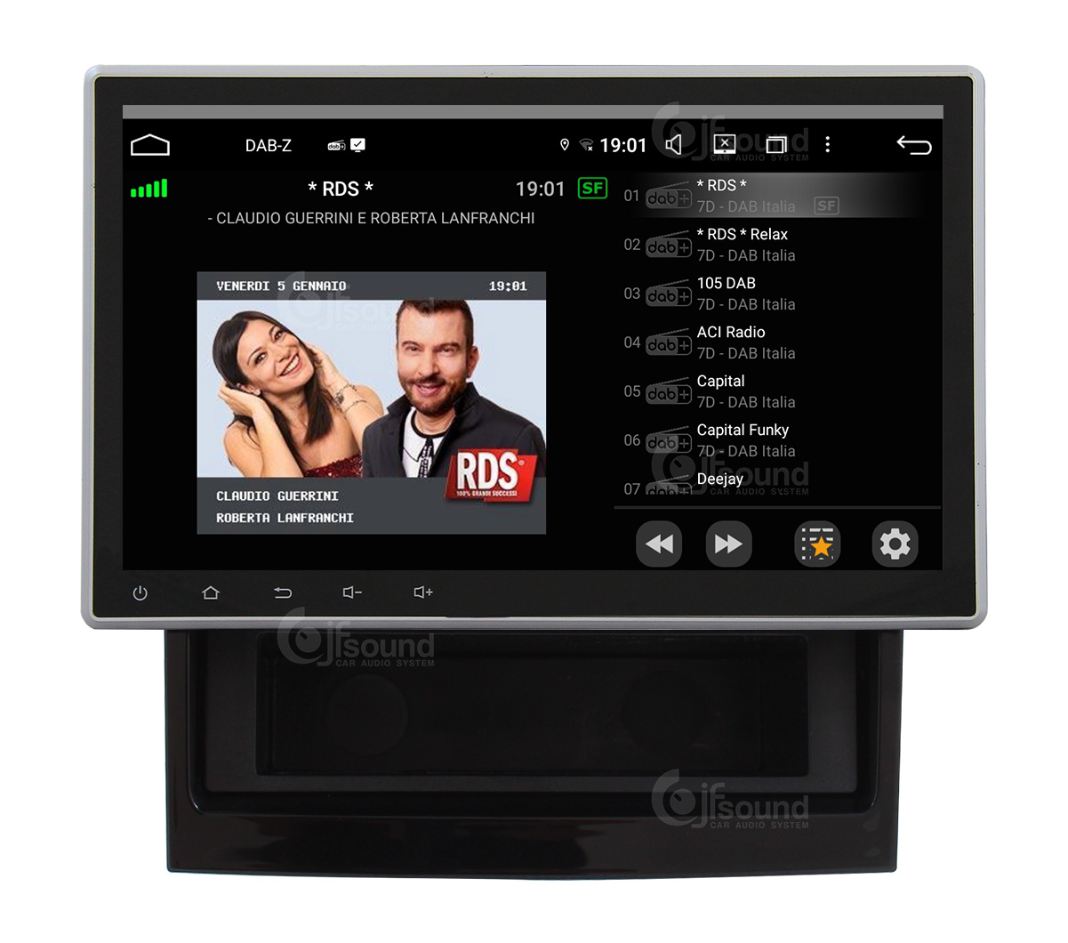 JFSound UP-PRO JF-011-UP-D9-PRO autoradio Ducato 290