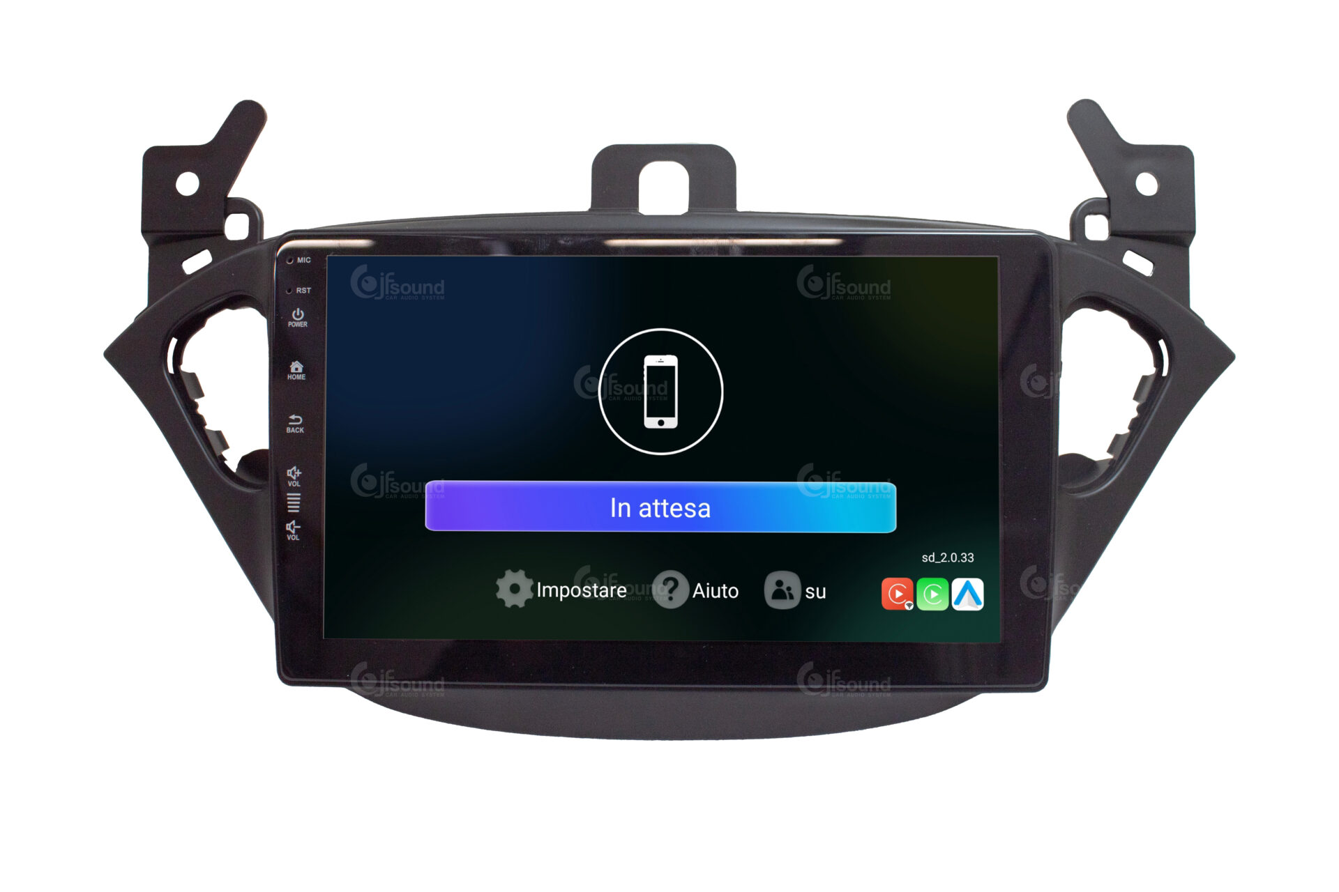 JFSound JF-039OC-UP-PRO Autoradio Opel Corsa E Adam CarPlay