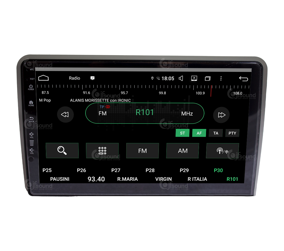 JFSound UP-PRO JF-039A3-UP-PRO autoradio per Audi A3 CarPlay