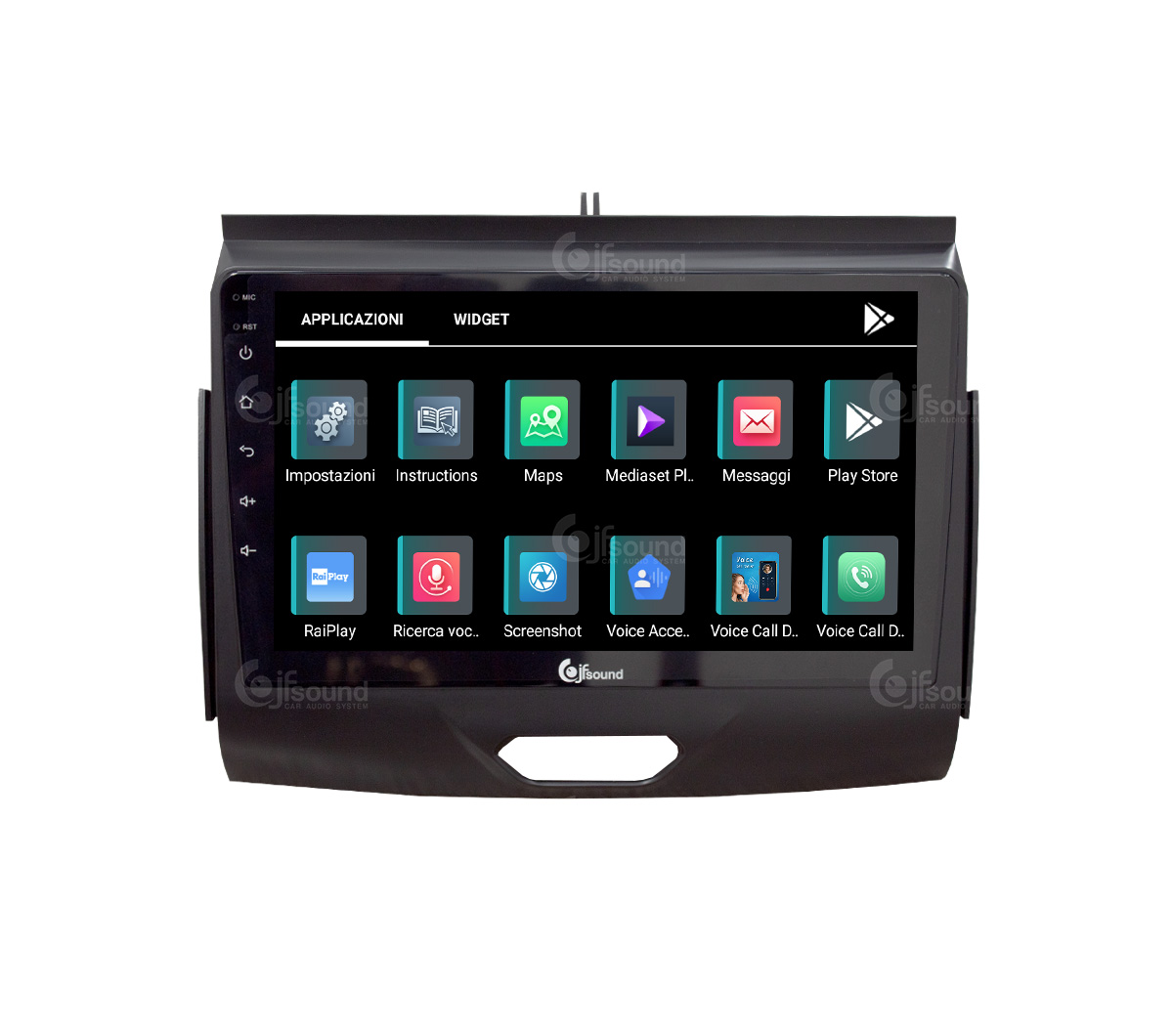 JFSound X9C-PRO JF-439FR autoradio Android Ford Ranger 4G DSP