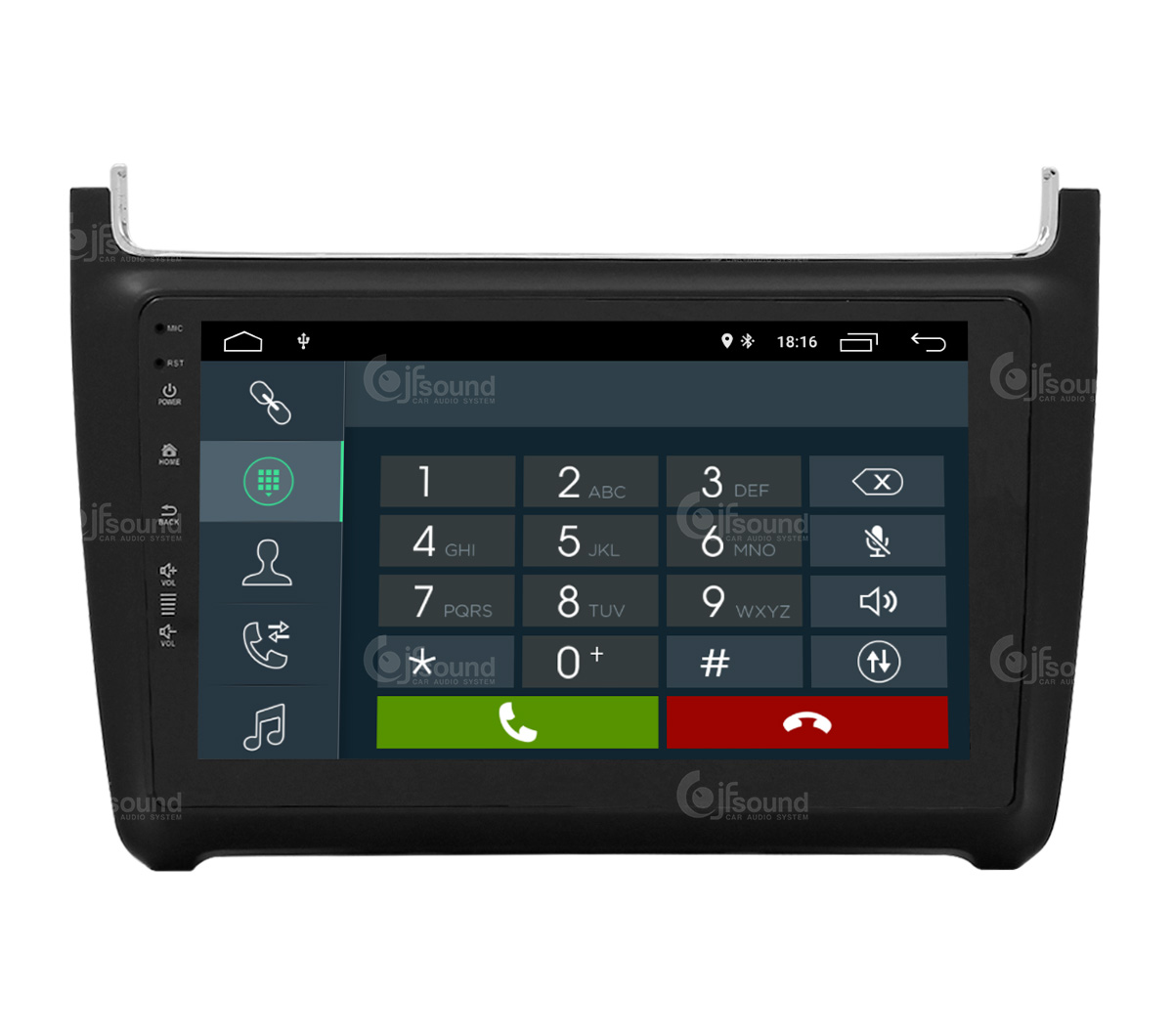 JFSound X7C-PRO JF-231WP-X7C-PRO autoradio Android Polo con DSP