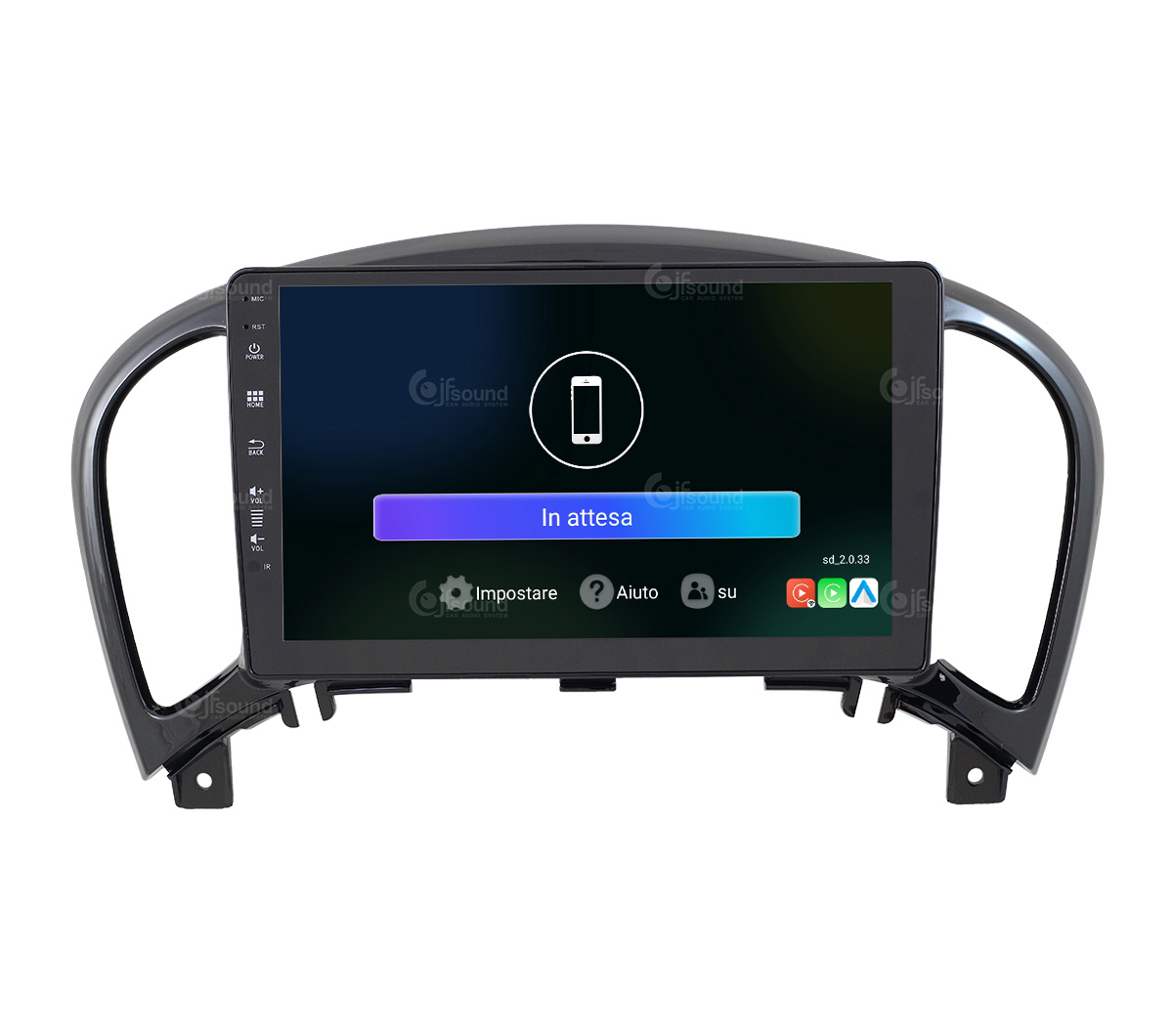 JFSound UP-PRO JF-037NJ-UP-1-PRO autoradio Nissan Juke CarPlay