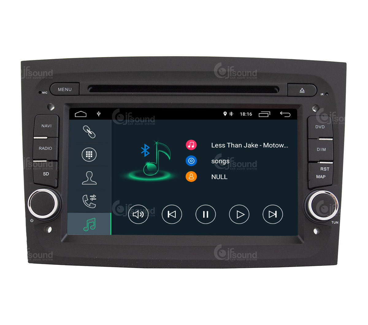 JFSound X7C-PRO JF-037FD-X7C-PRO autoradio Android Fiat Doblò DSP