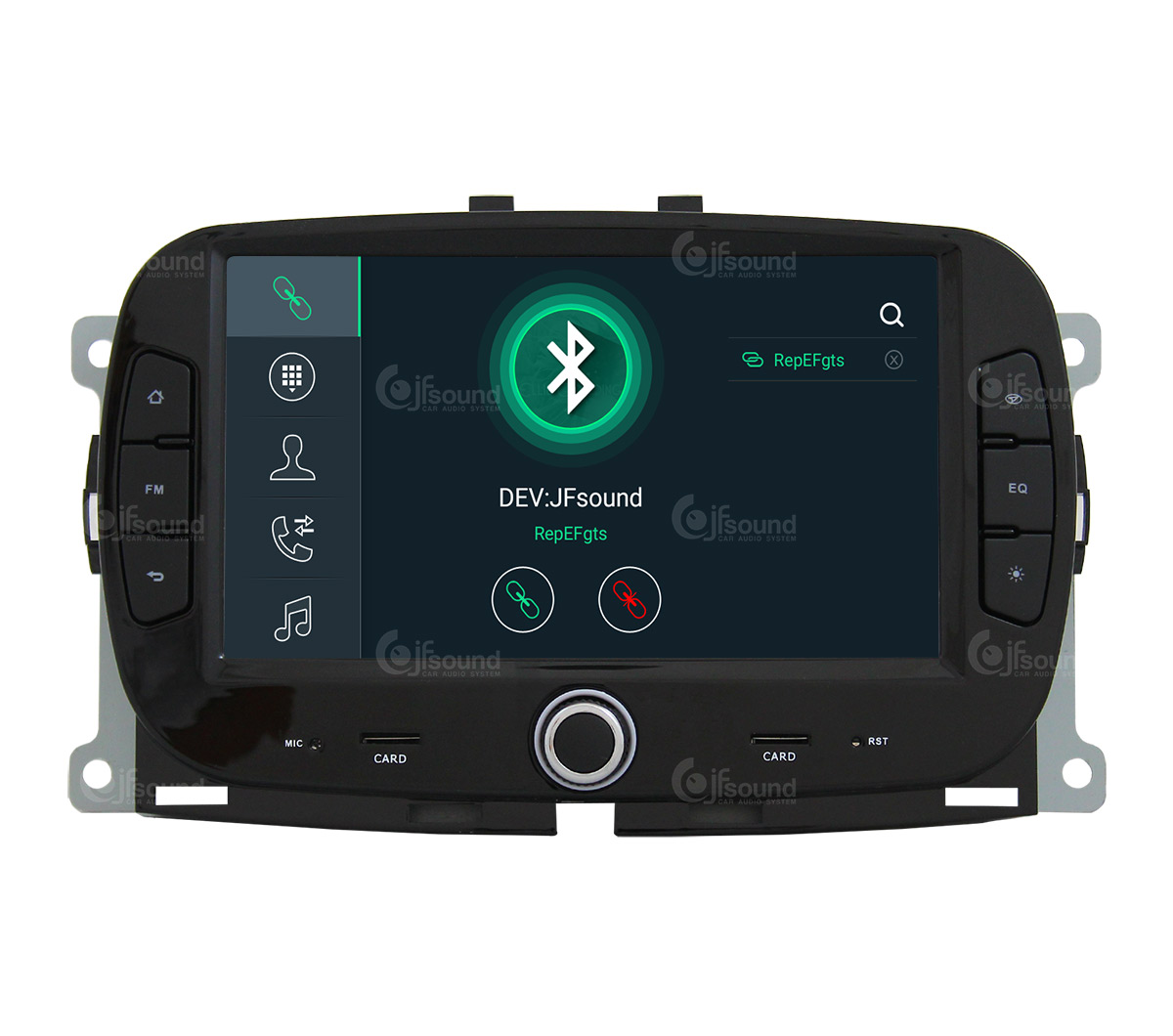 JFSound X9C-PRO JF-137F5 Autoradio Android Fiat 500 4G DSP