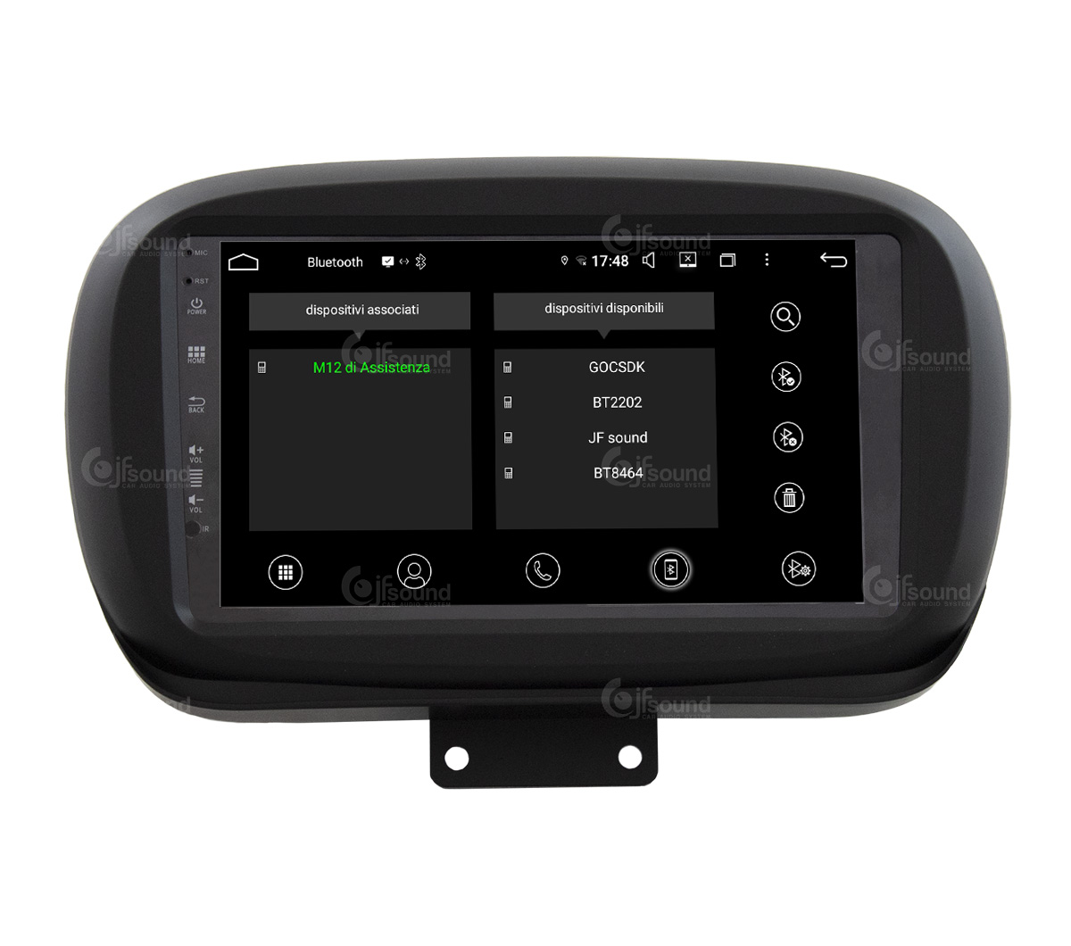 JFSound UP-PRO JF-031FX-UP-PRO autoradio Android per Fiat 500X