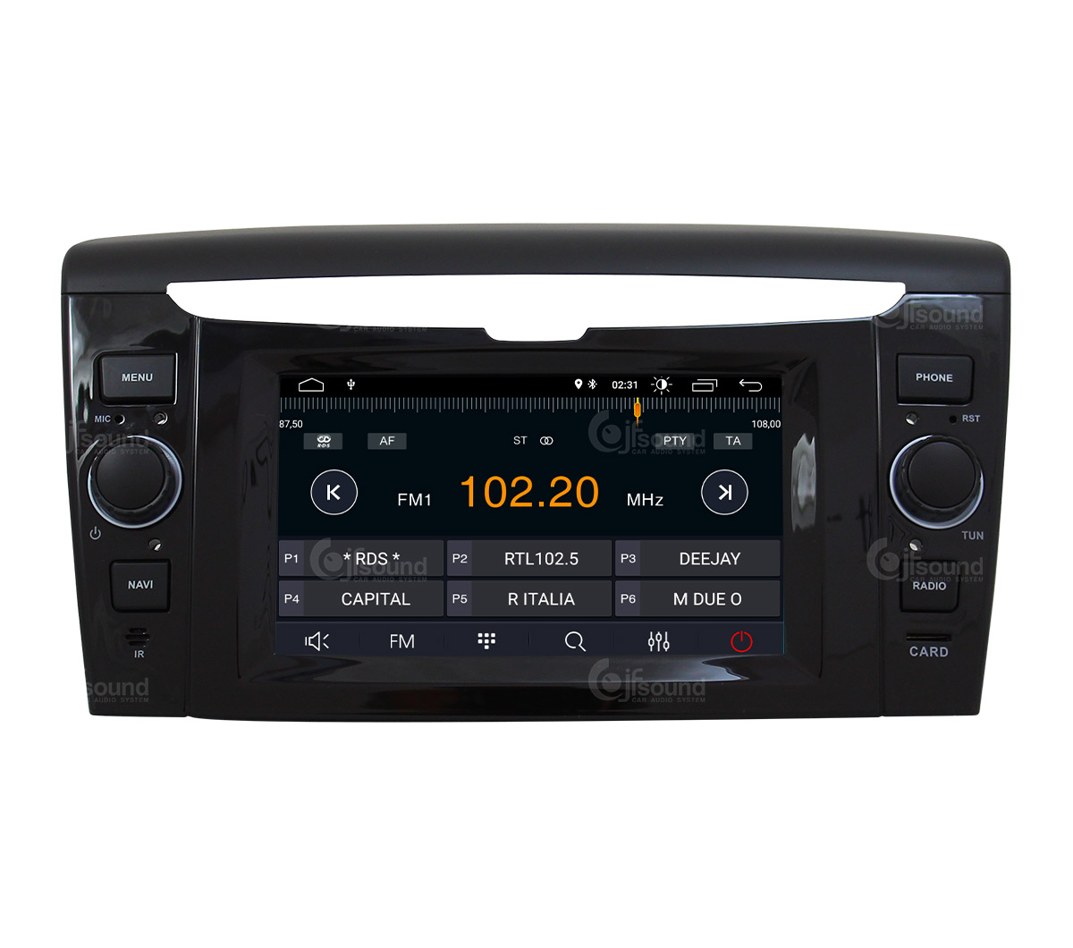JFSound X7C-PRO JF-032LY-X7C-PRO autoradio per Ypsilon DSP