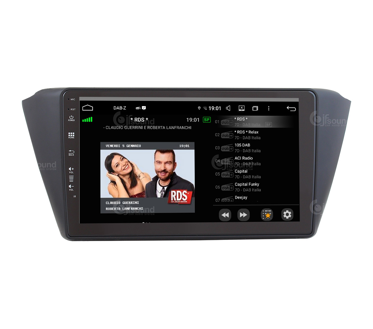 JFSound UP-PRO JF-039SF autoradio Skoda Fabia CarPlay wireless