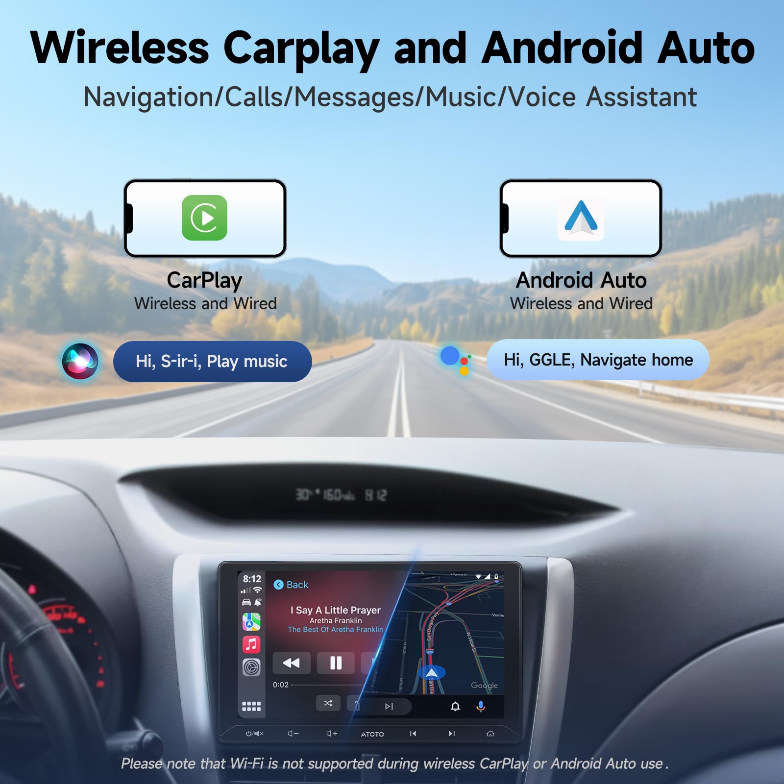 ATOTOZONE A5L autoradio Android 10.1" IPS 2G+32G DSP