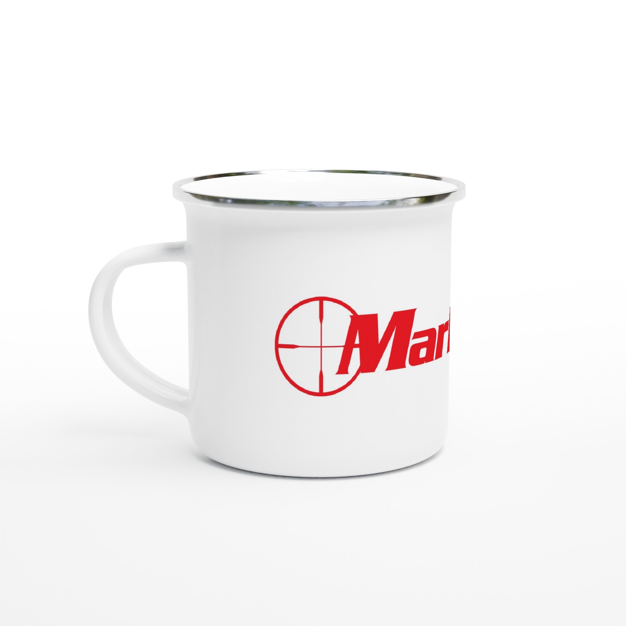 Magnadyne Marksman Tazza Smaltata 12oz Bianca Campeggio
