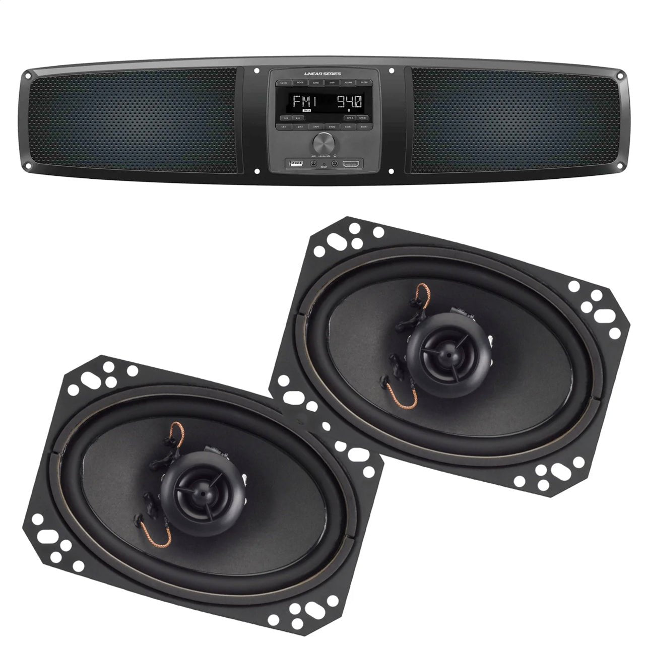 Magnedyne Linear RV3000SB Soundbar Bluetooth con Altoparlanti 4"