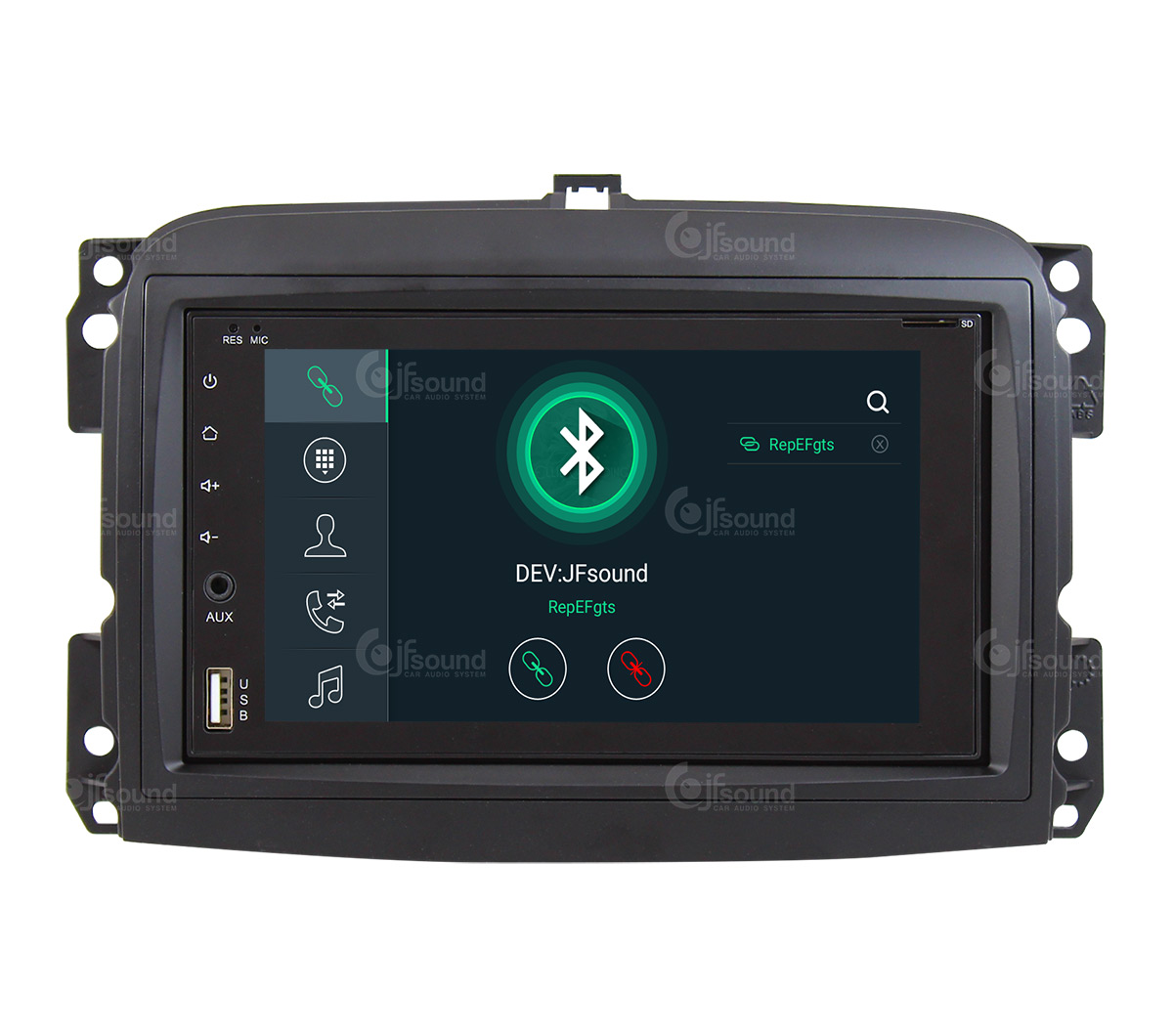 JFSound X9C-PRO JF-227-X9C-FLO-PRO autoradio per Fiat 500L 4G