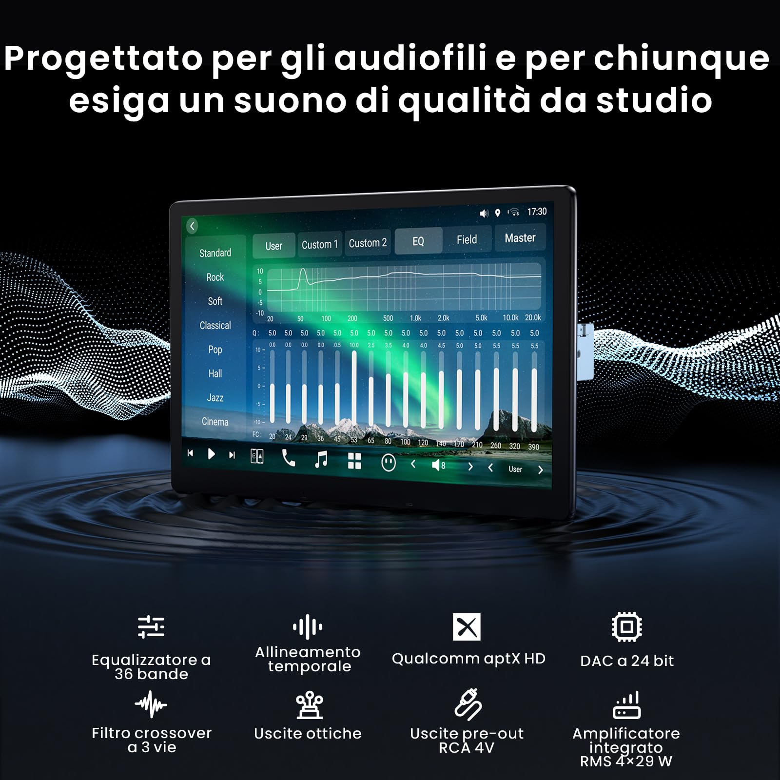 ATOTOZONE X10 Autoradio QLED 12,95" 8+128GB CarPlay 4G