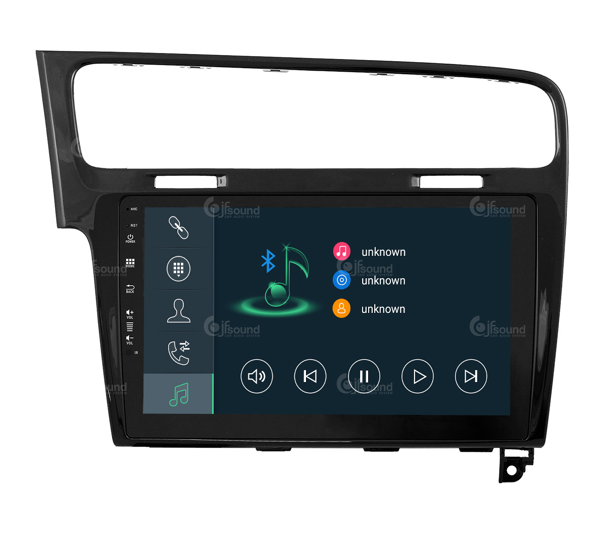 JFSound X9C-PRO JF-031W7-X9C-PRO autoradio Golf 7 4G retrocamera