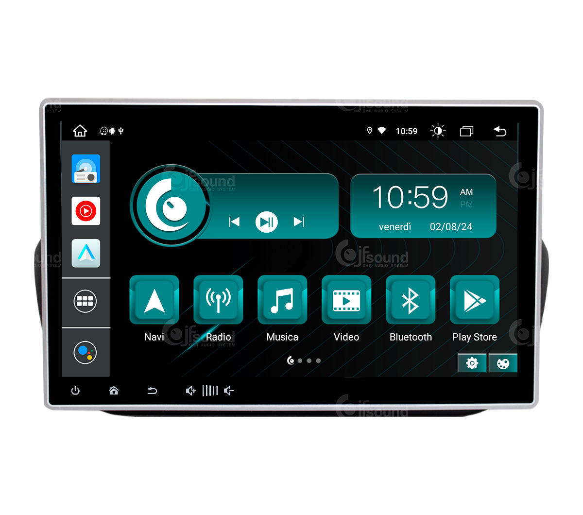 JFSound X9C-PRO JF-011 autoradio Fiat Fiorino 4G DSP