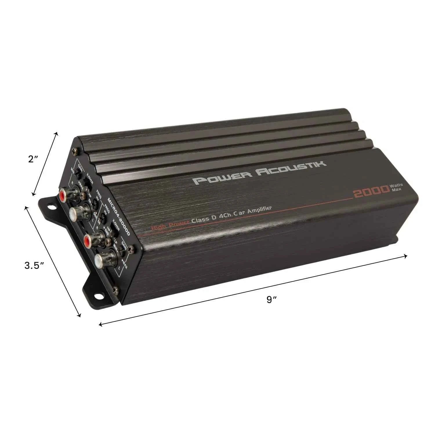 Power Acoustik MICRO4-2000D amplificatore 4 canali 2000W