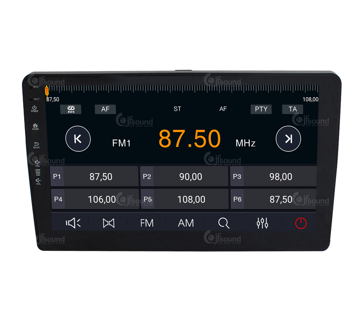 JFSound X7C-PRO JF-031FL-X7C-PRO autoradio per Fiat 500L DSP